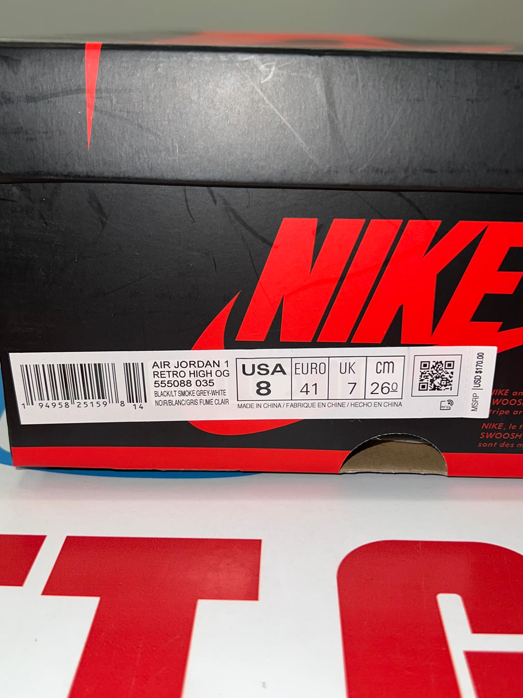 Men’s Air Jordan 1 Shadow Brand New