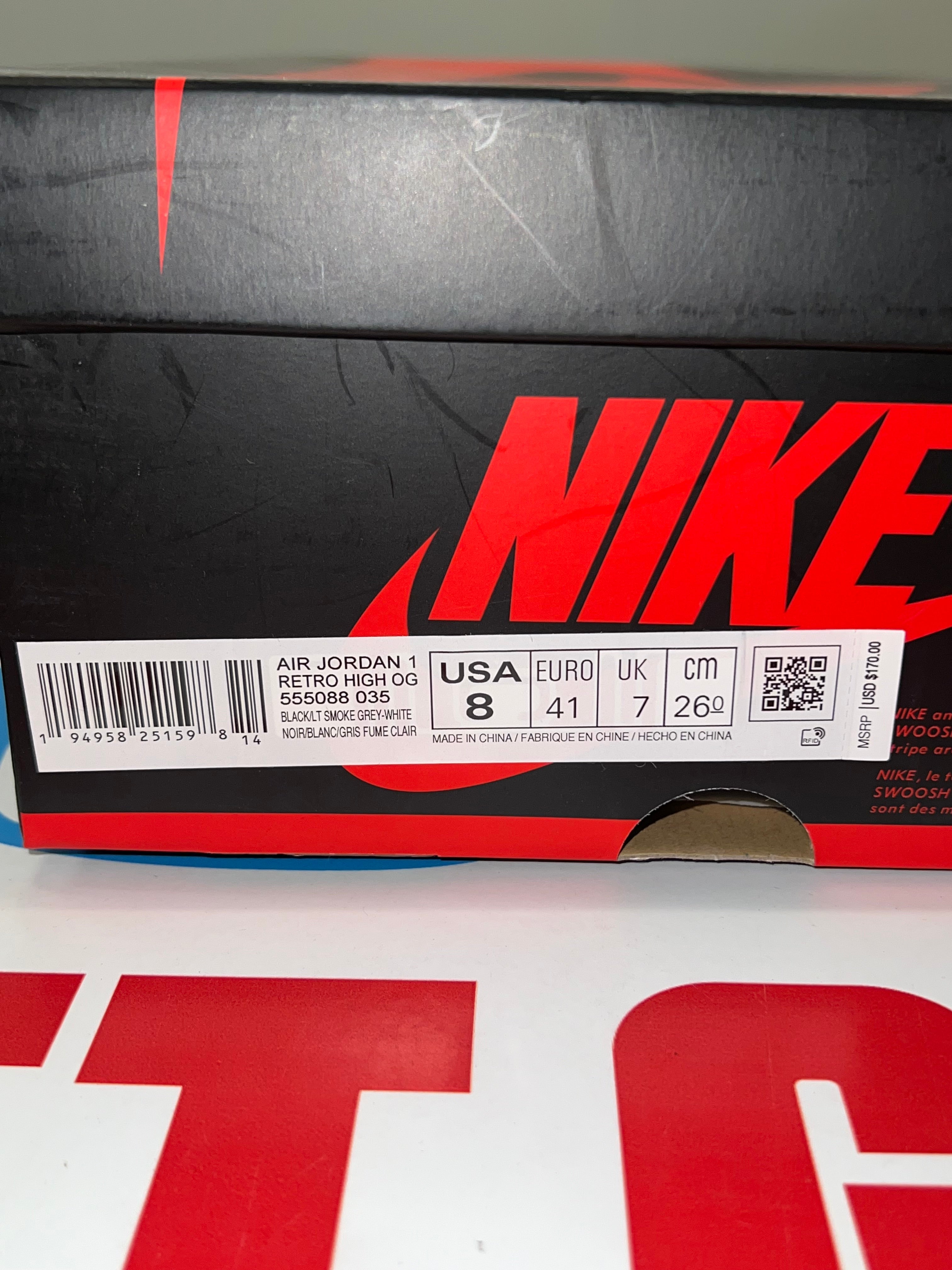 Men’s Air Jordan 1 Shadow Brand New