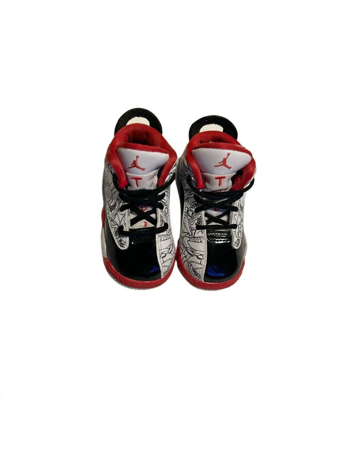 Jordan Dub Zero TD 4C DV1358-160 White Red Black Toddler Baby NEW No Box