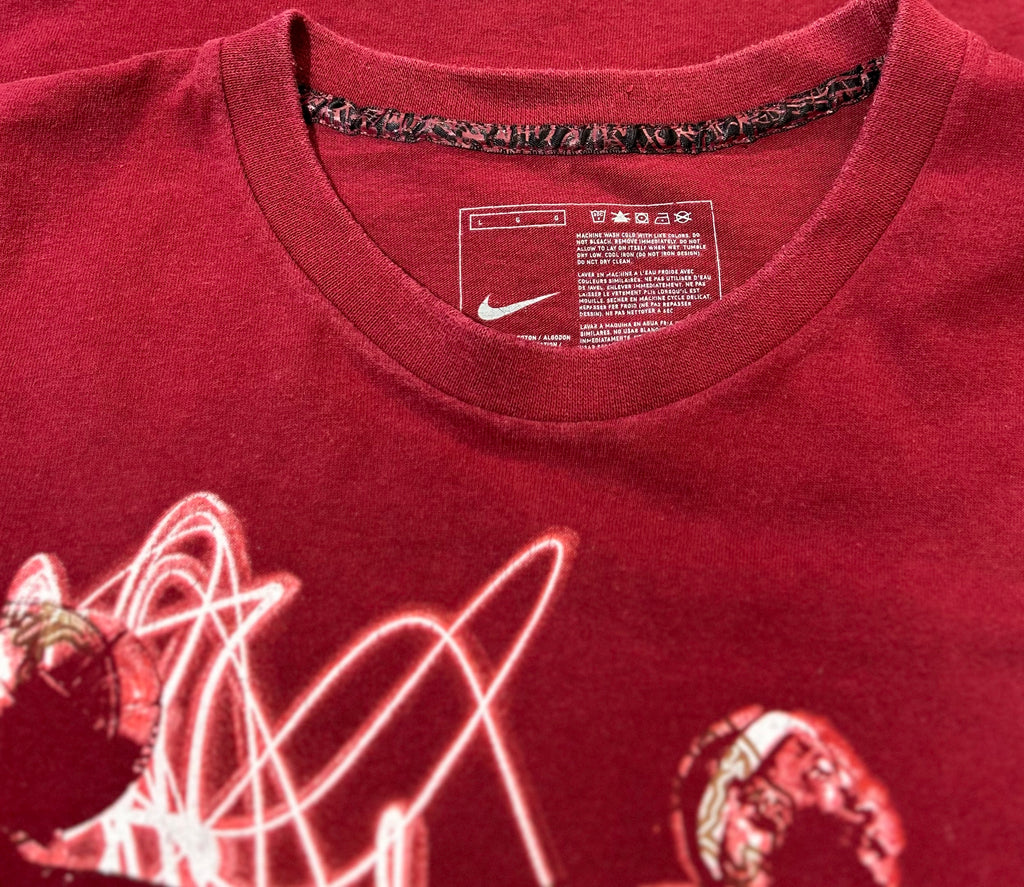 Nike LeBron Sketch Slam Dunk T-shirt Size Large