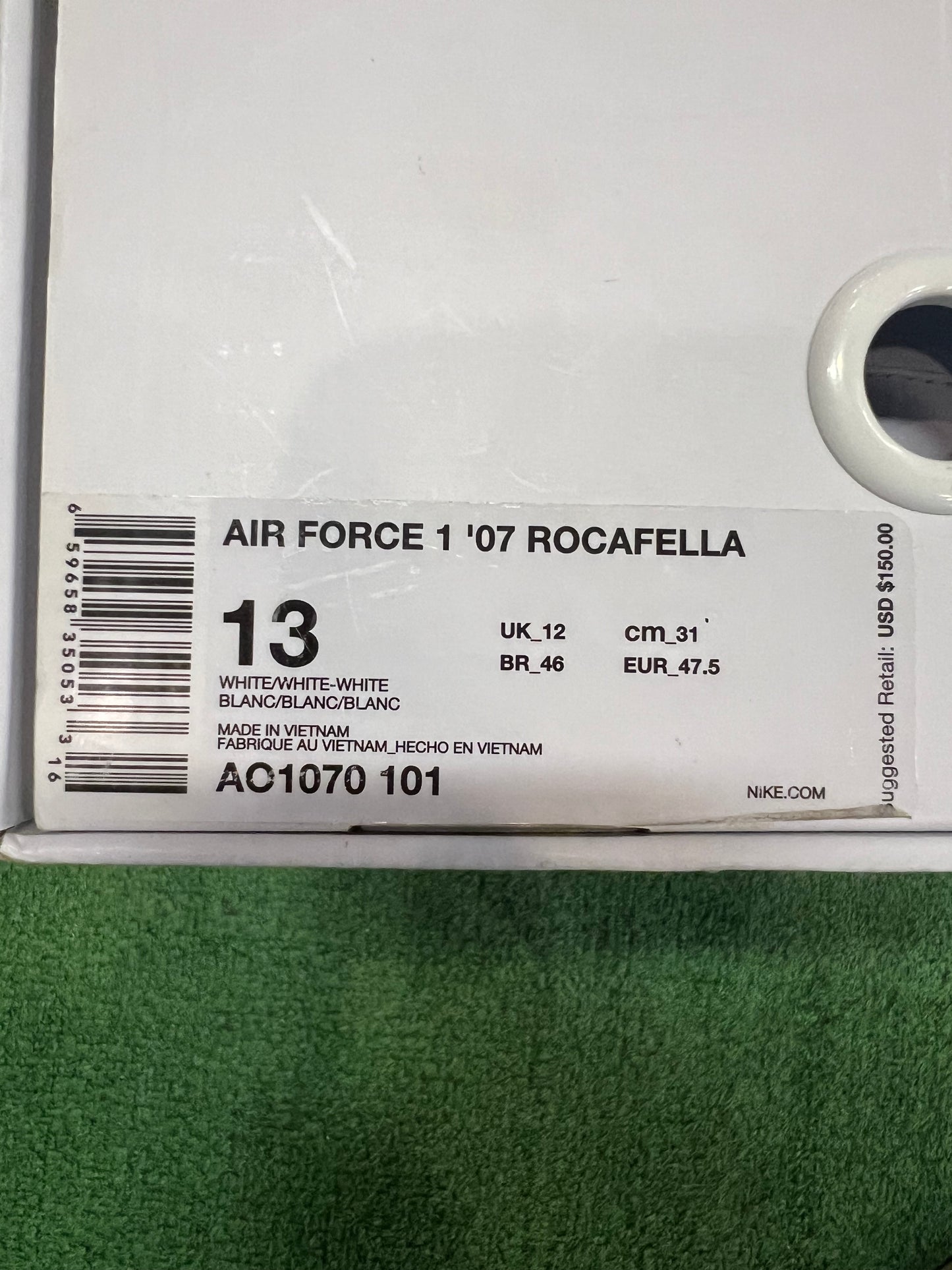 Men’s Air Force 1 Low Rocafella Brand New