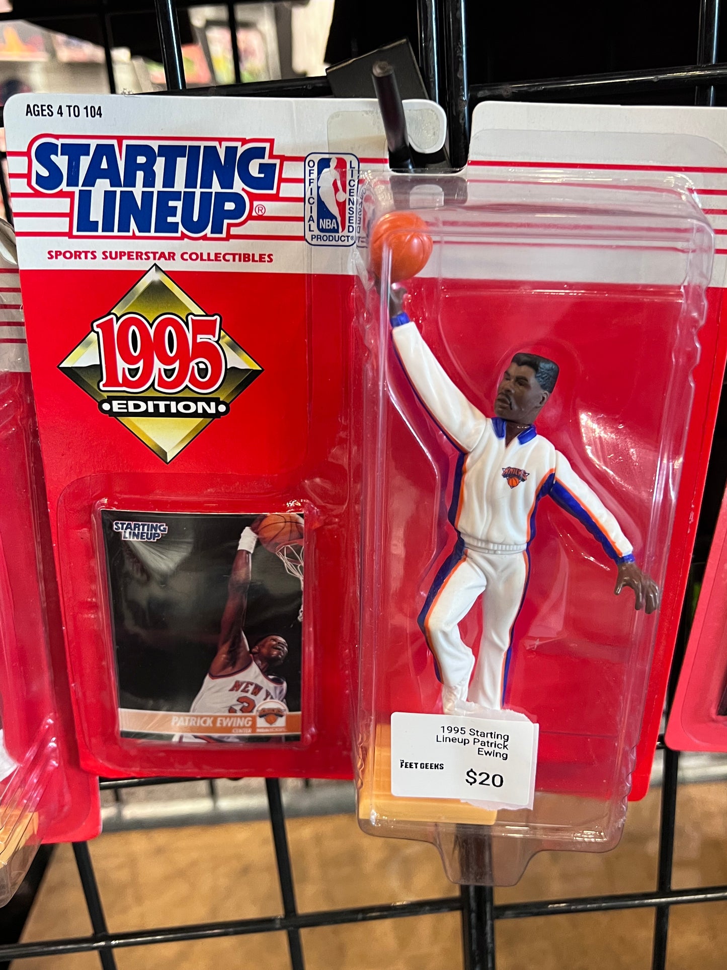 1995 Starting Lineup Patrick Ewing