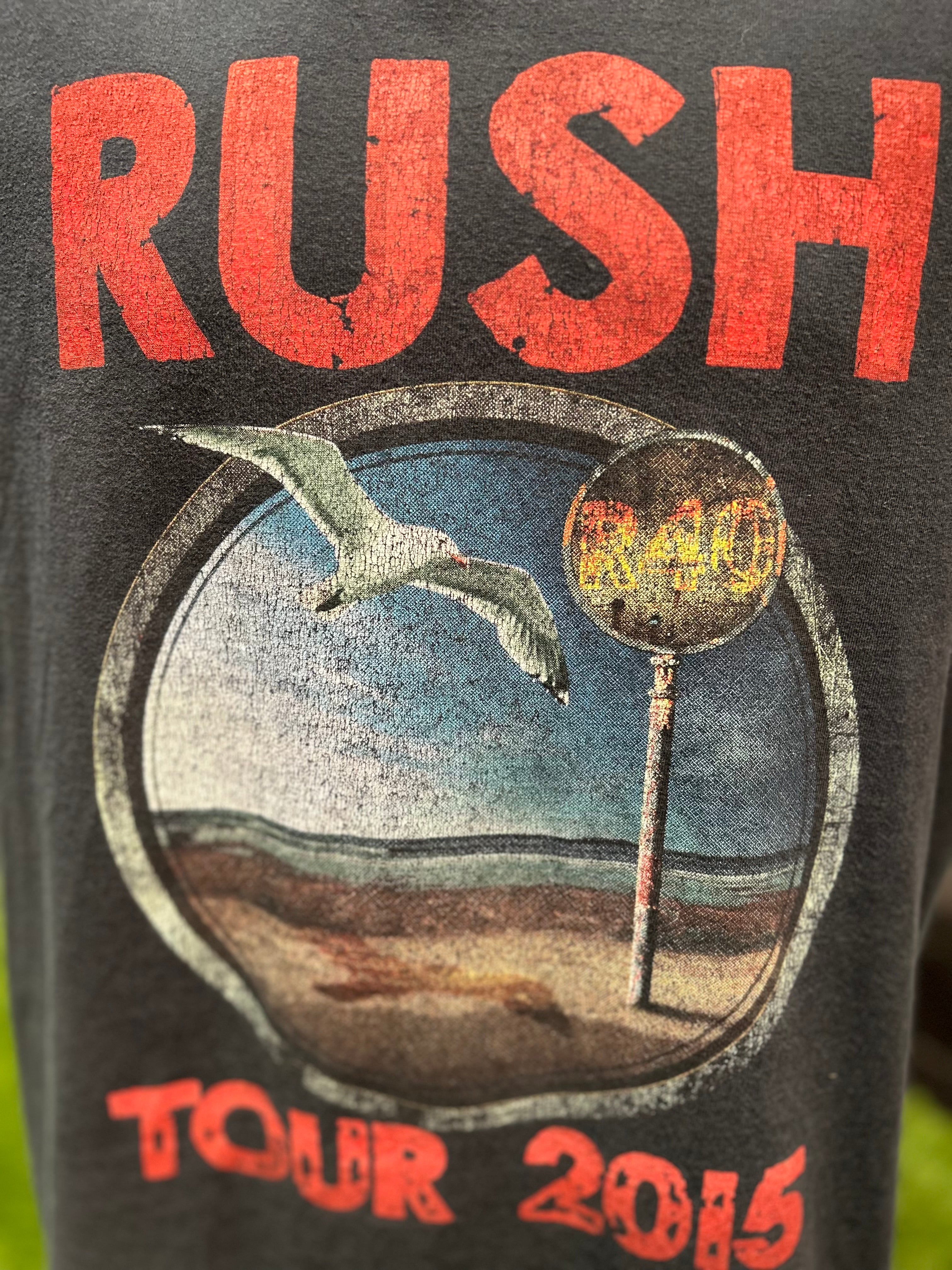 Rush Rock Band Tour T-shirt Size XL