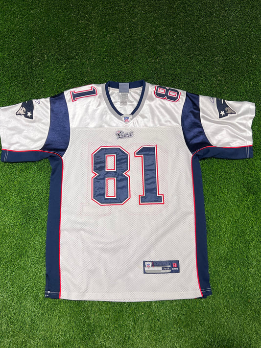 Patriots Randy Moss Jersey White Size XL