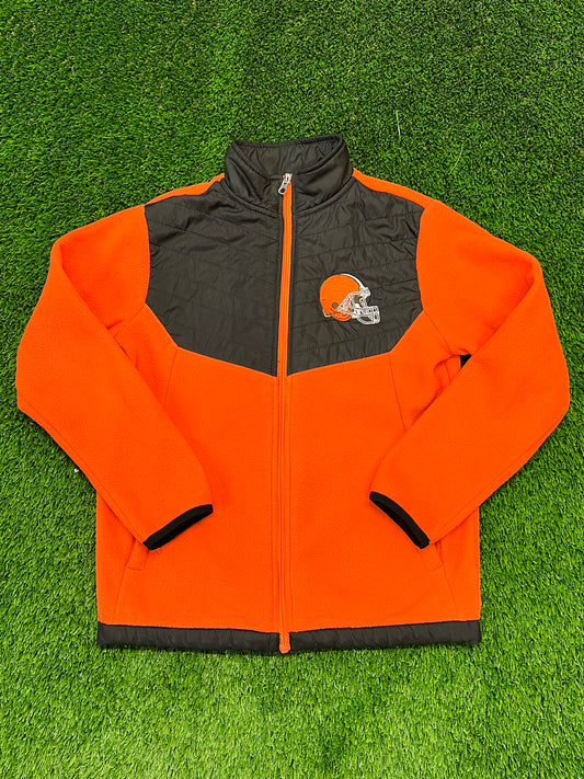Kids Cleveland Browns Fleece Jacket Size M