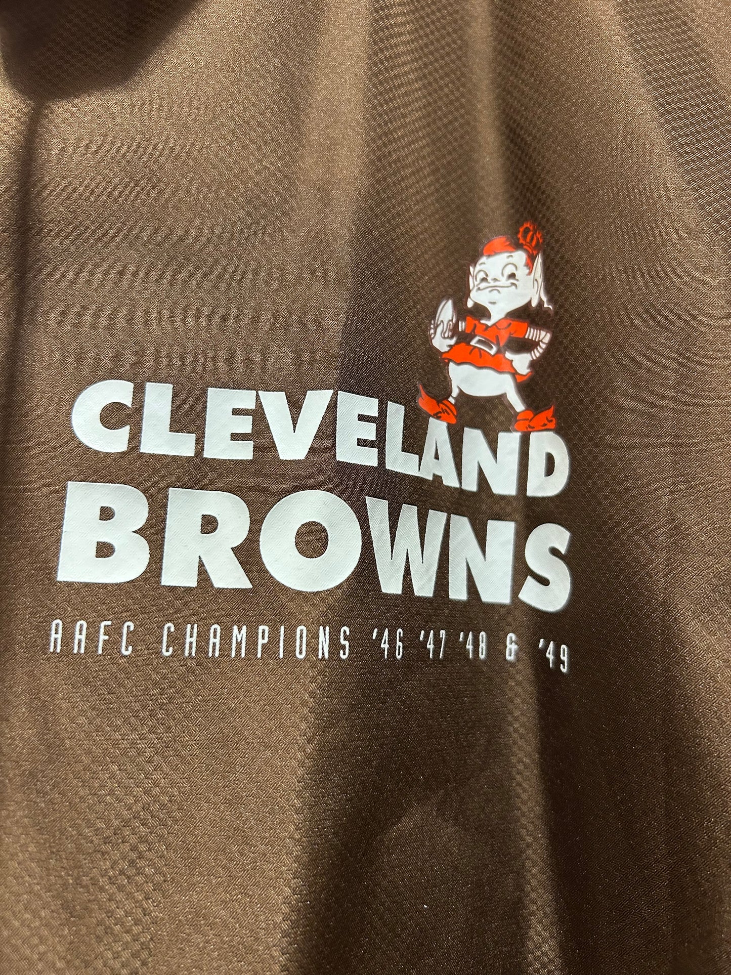 Mitchell and Ness Cleveland Browns zip up jacket size XXL