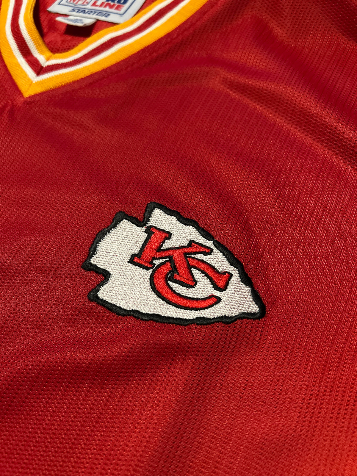 Vintage 90s Kansas City Chiefs Starter Pullover Mens XL NWOT Red NFL Pro Line V-Neck Deadstock KC