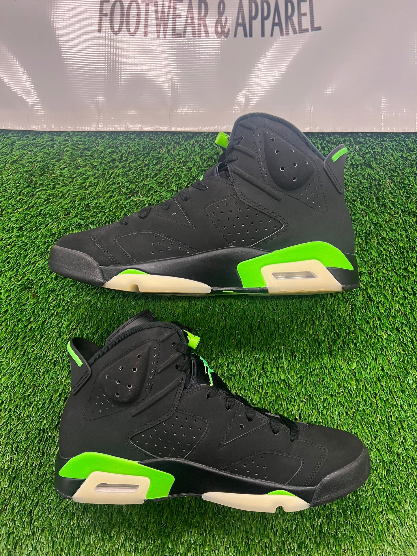 Men’s Air Jordan 6 Electric Green Size 10.5 Shoes Pre-Owned