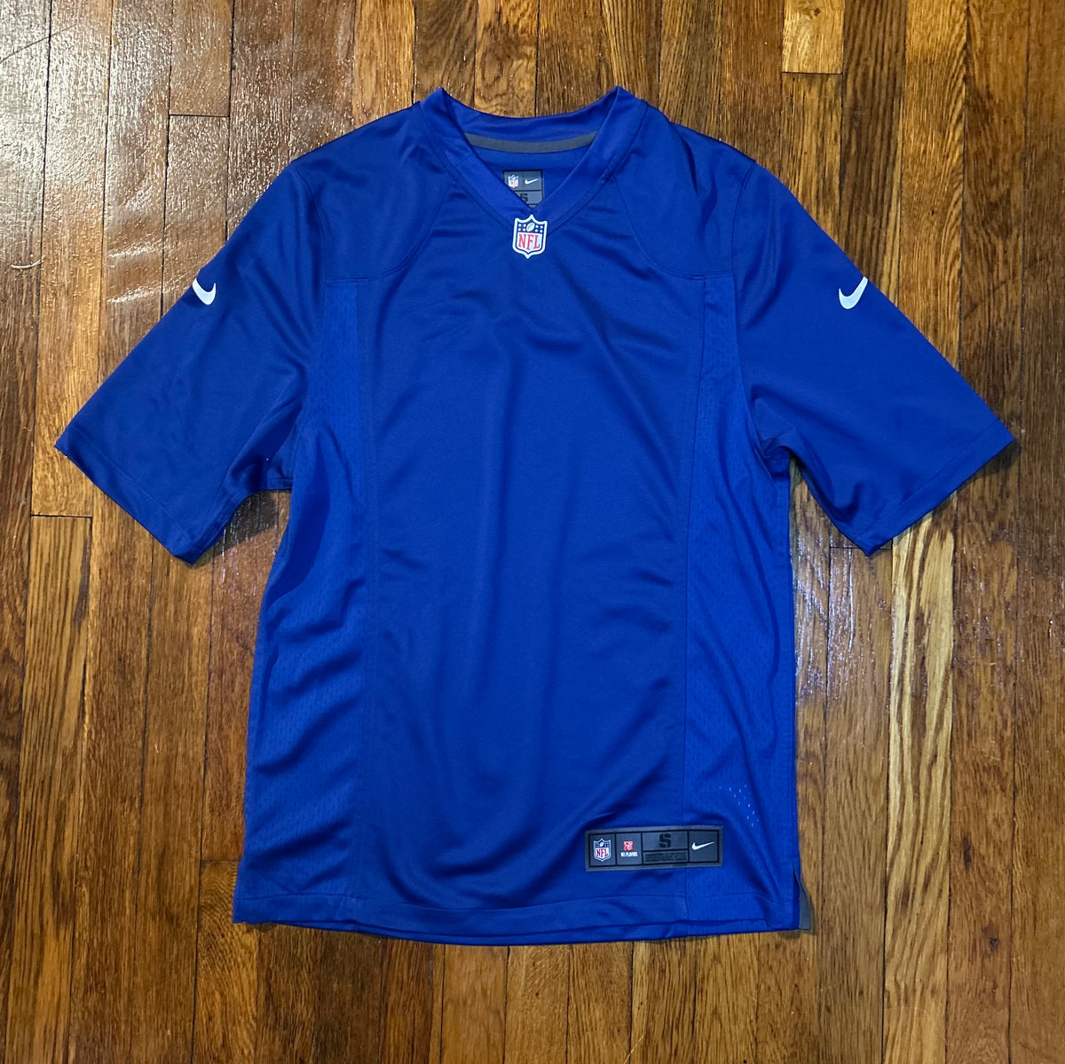 Nike On Field NFL Game Blank Jersey Royal Blue Mens Size Small Customizable