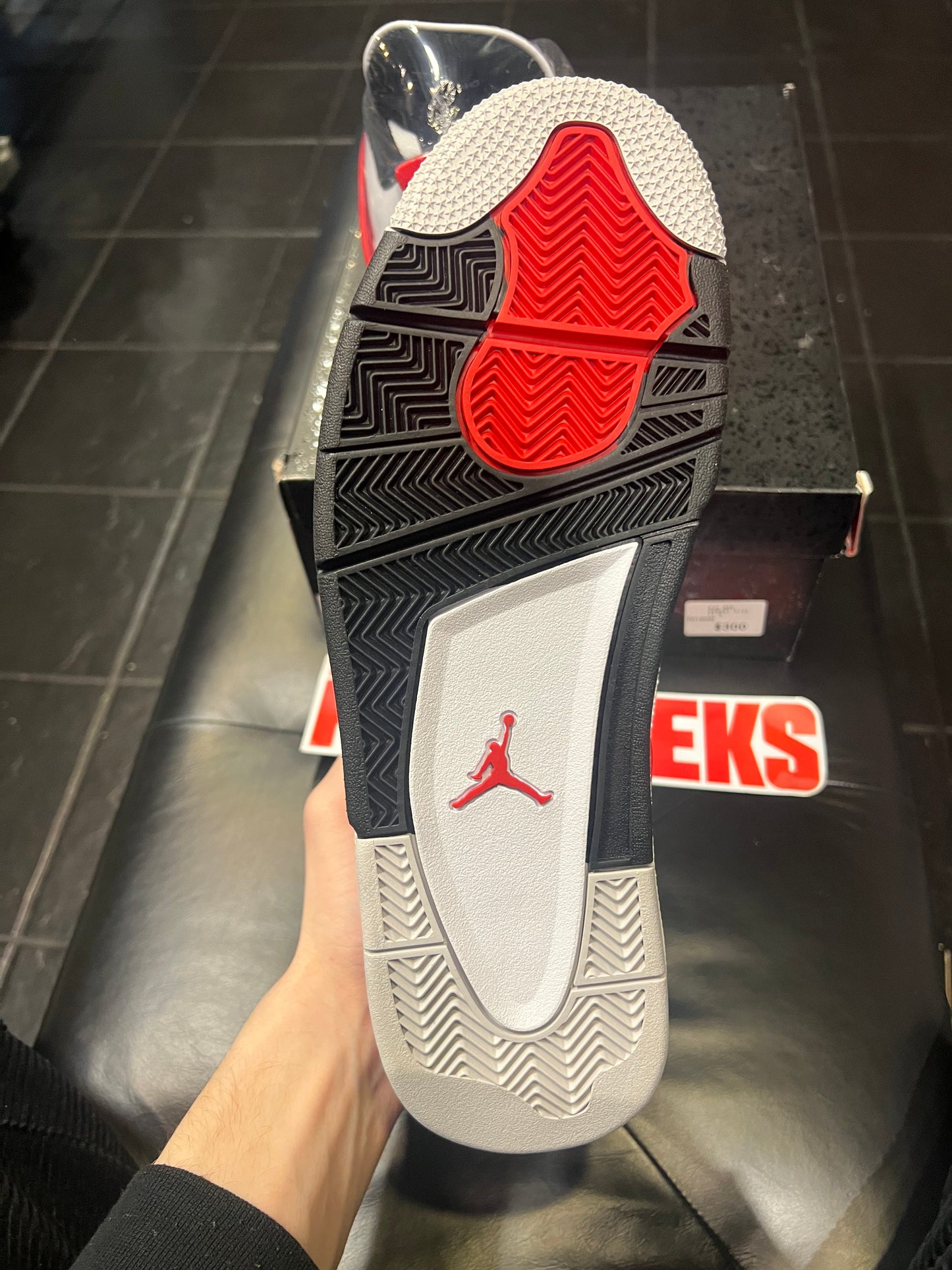 Men’s Air Jordan 4 Red Cement Brand New