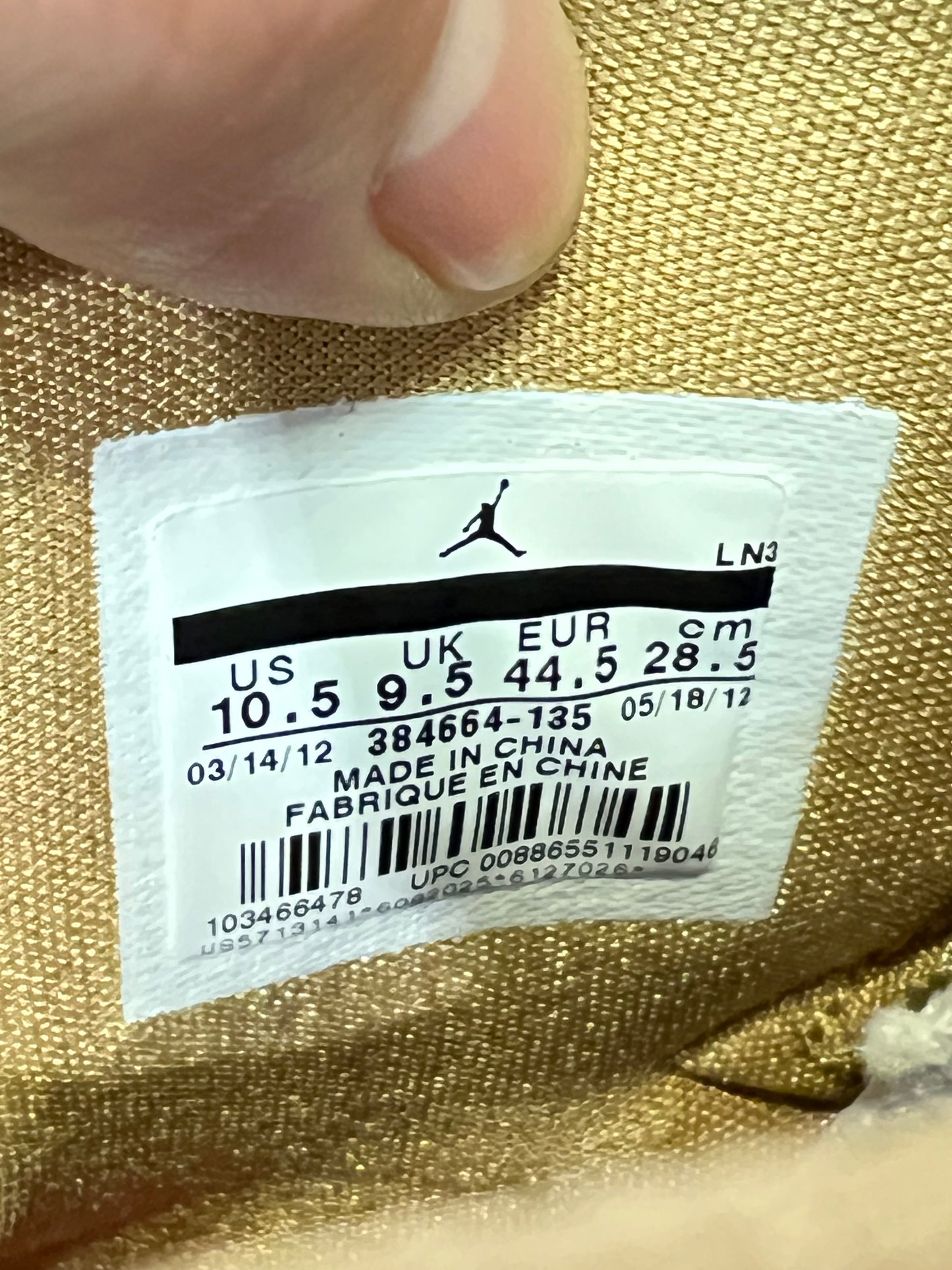 Men’s Air Jordan 6 GMP Brand New