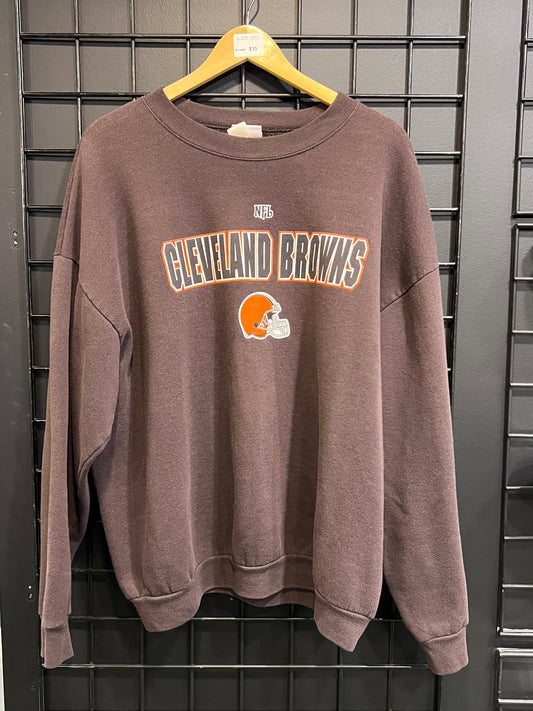Men’s NFL Cleveland Browns Pullover Crewneck Size 2XL