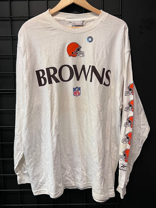 Reebok Cleveland Browns L/S Size L