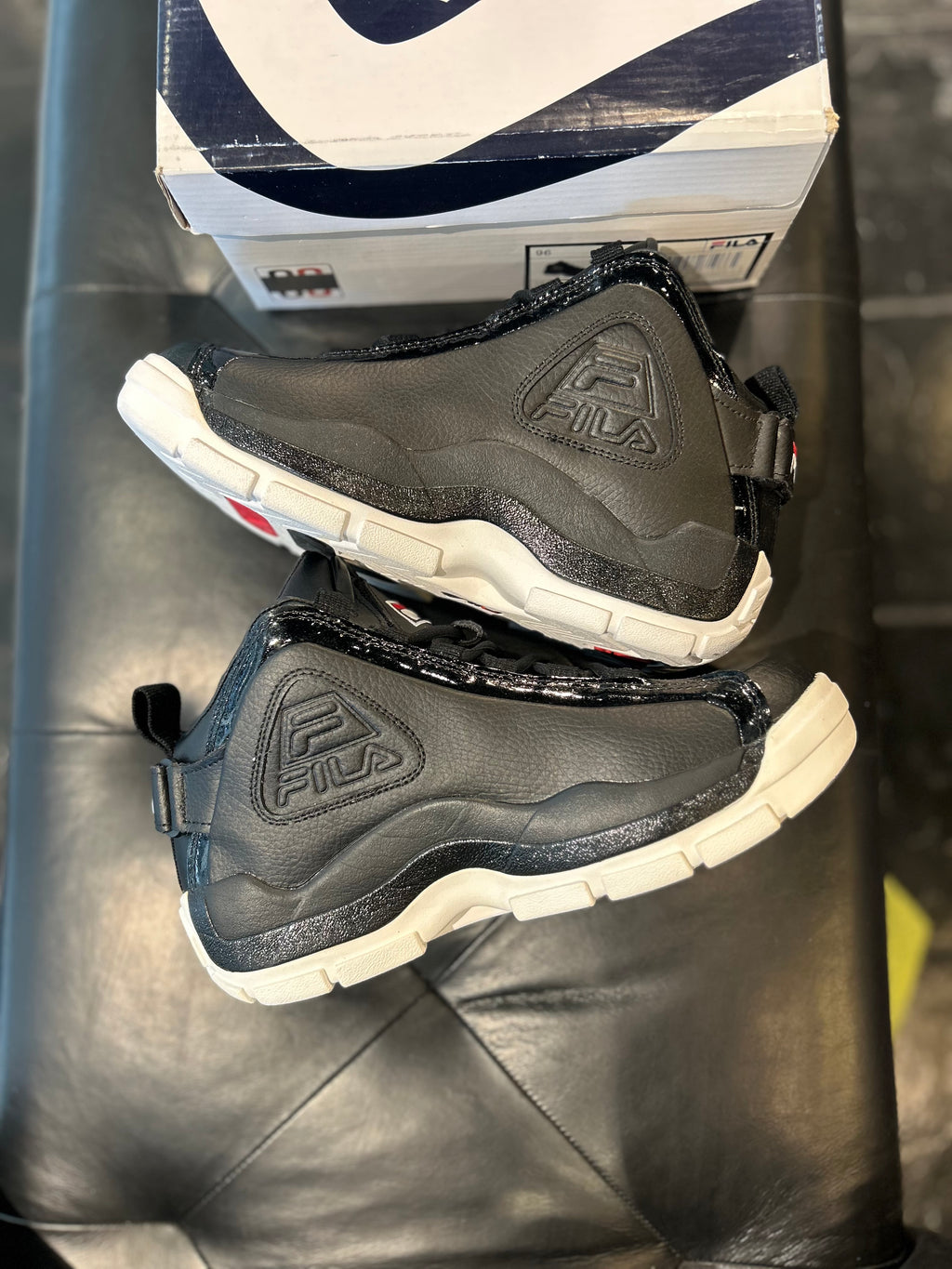 Fila Grant Hill 96 Black Size 8 Men Shoes