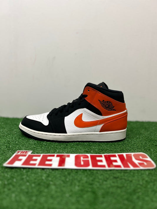 Air Jordan 1 Mid Starfish Size 11 Men Shoes