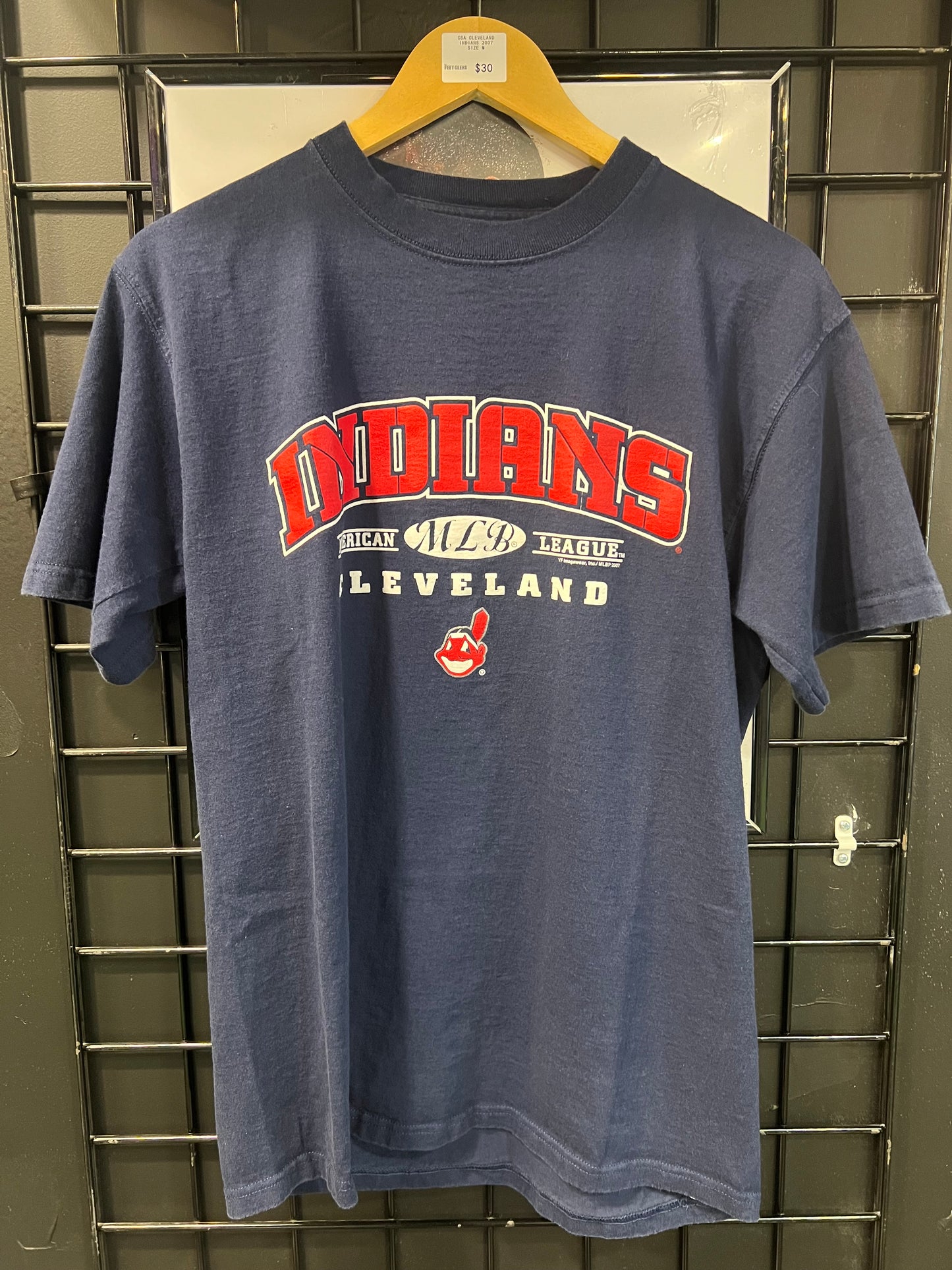 Men’s CSA Cleveland Indians 2007 Tee Size Medium