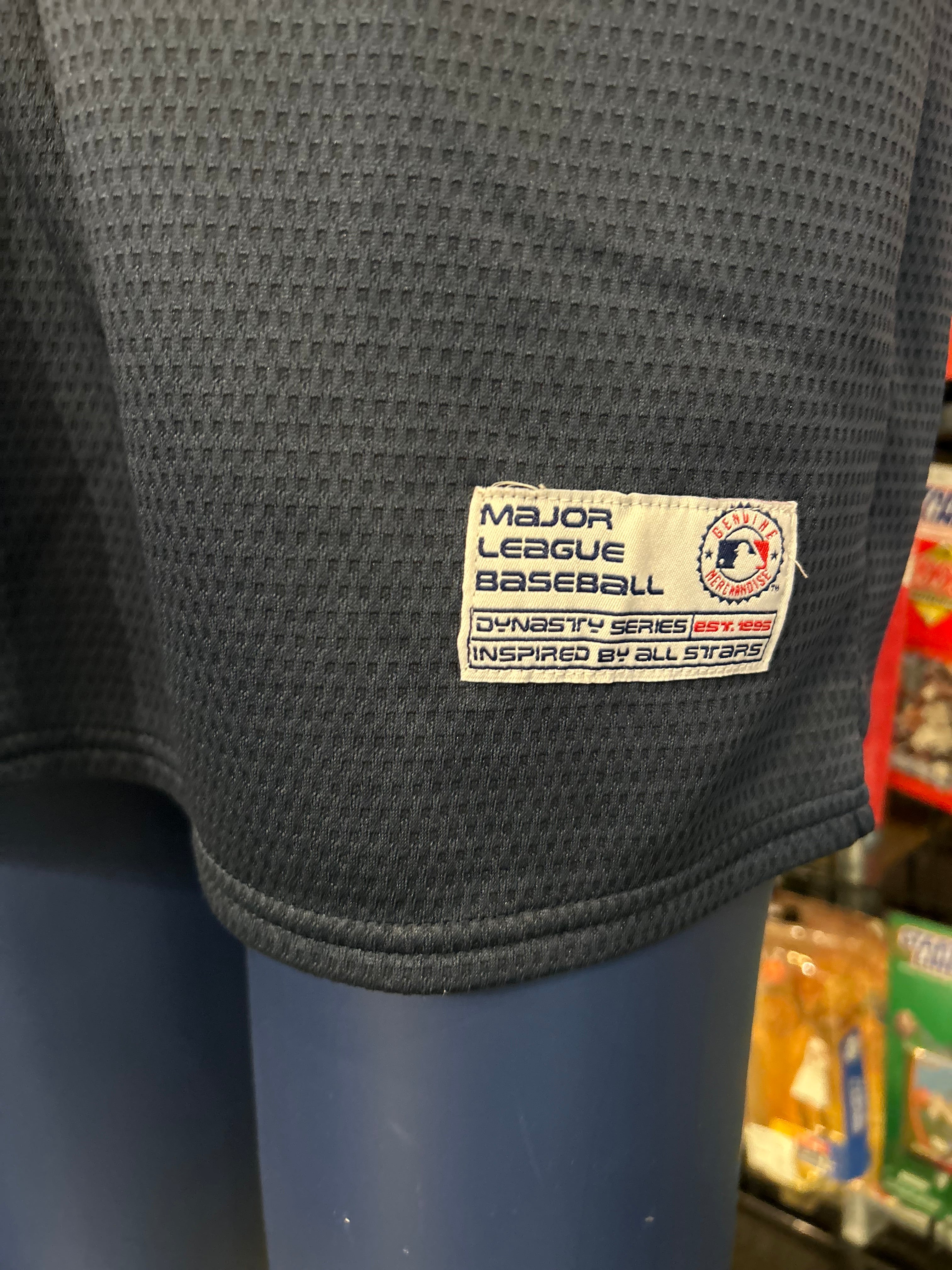 Dynasty MLB Cleveland Indians Baseball Jersey Navy Size 2XL