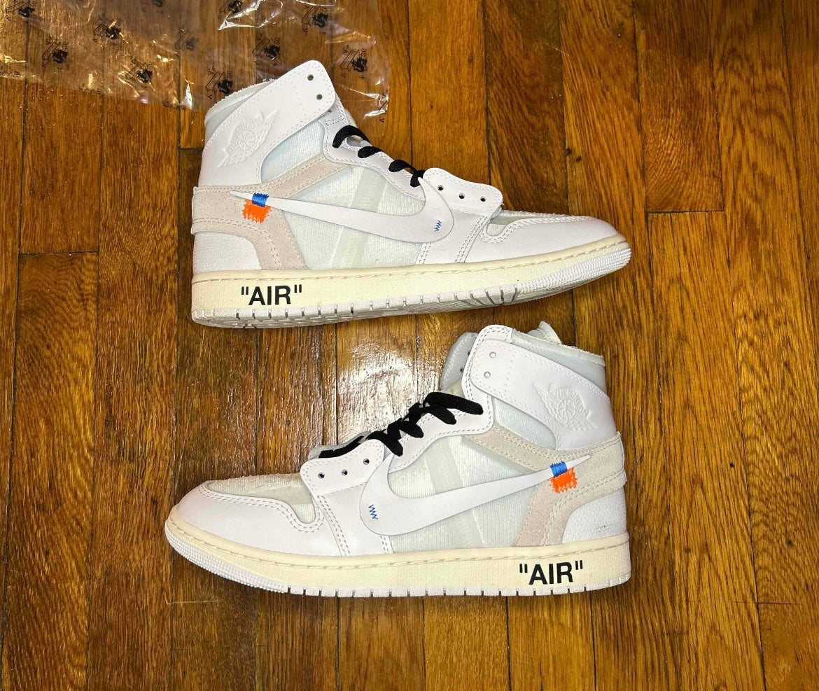 Virgil Abloh Archive x Air Jordan 1 Retro OG High Alaska Size 10 Men’s shoes