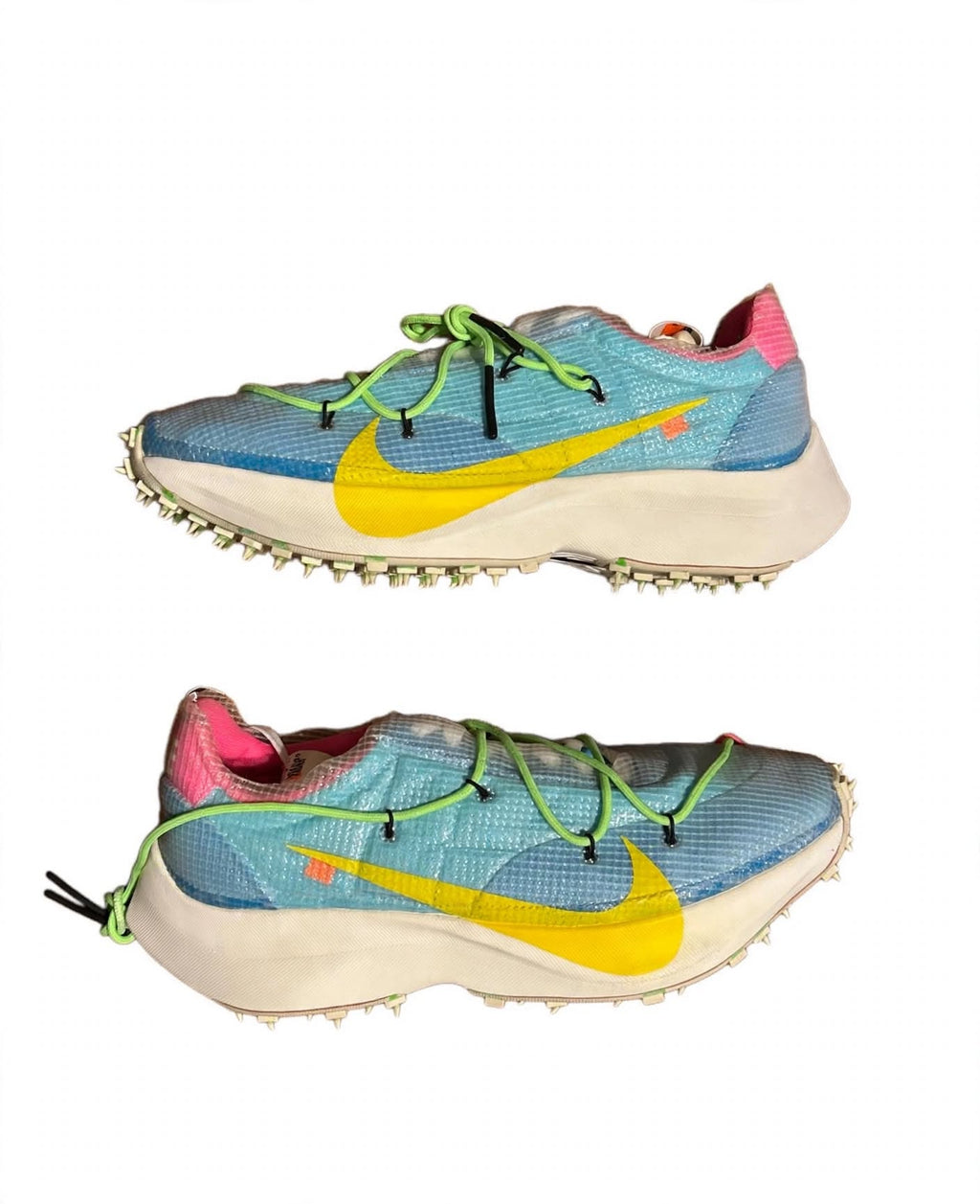 Off-White x Nike Vapor Street Polarized Blue CD8178-400 Size 13 Men 14.5 Women NEW No Box Virgil Abloh 2019