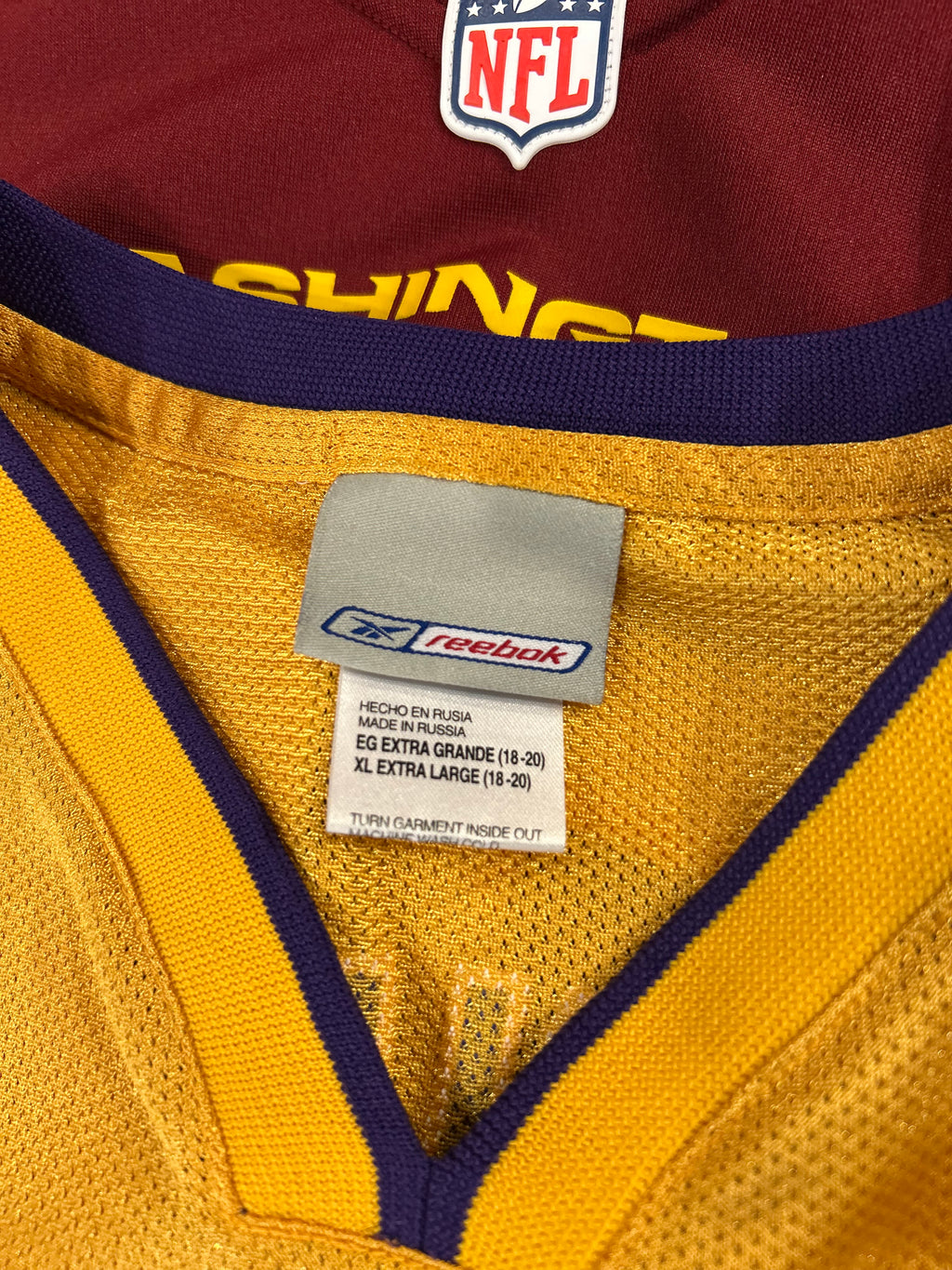 Reebok Los Angeles Lakers #34 Shaquille Oneal Size Youth XL