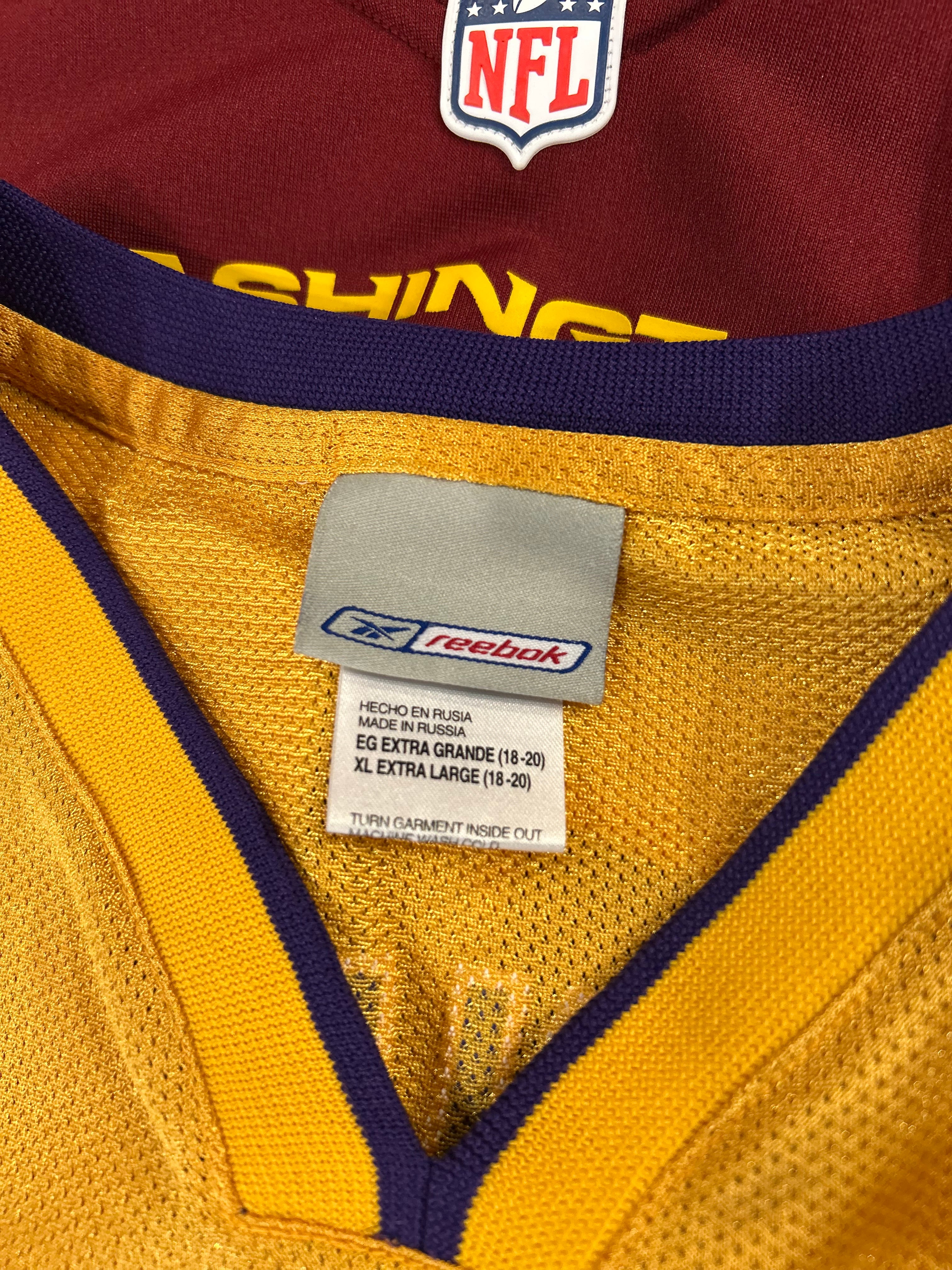 Reebok Los Angeles Lakers #34 Shaquille Oneal Size Youth XL
