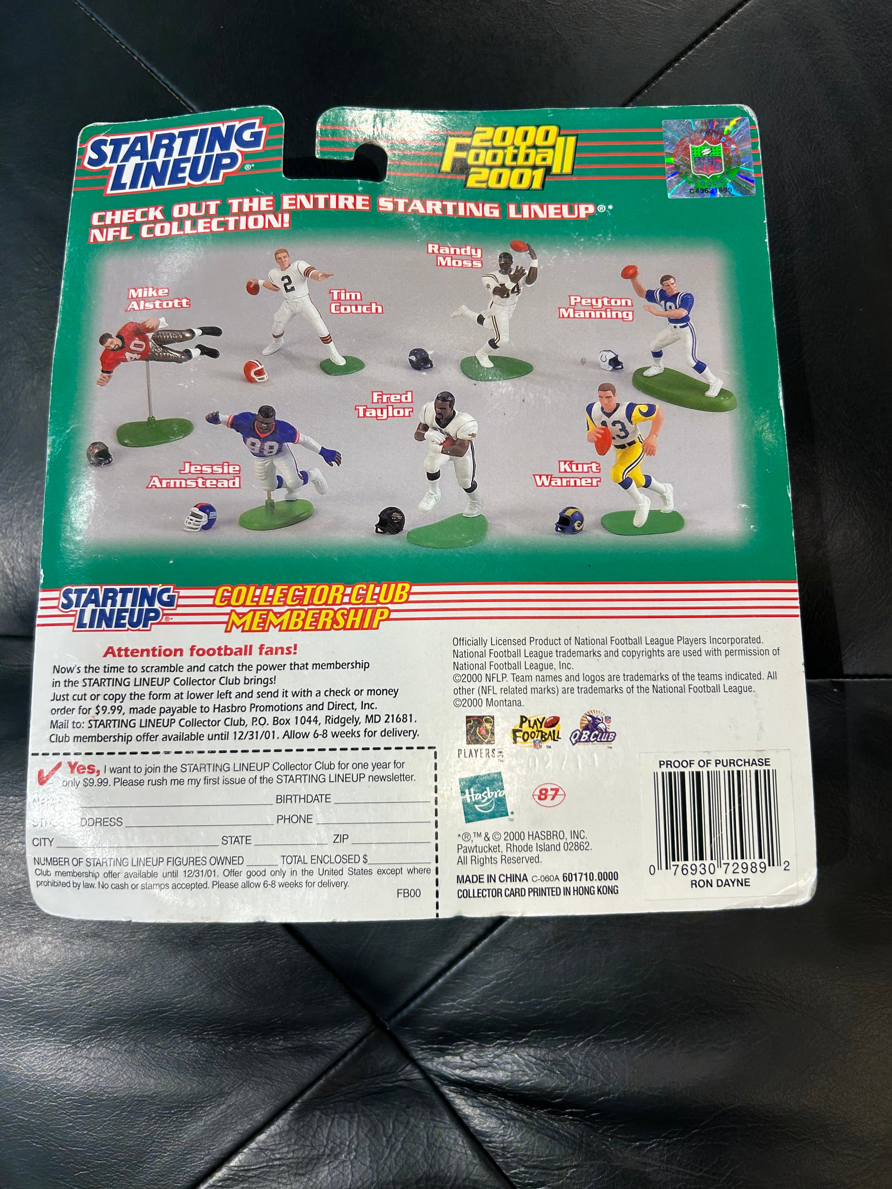 2000 Starting Lineup NFL NY Giants Ron Dayne Figure