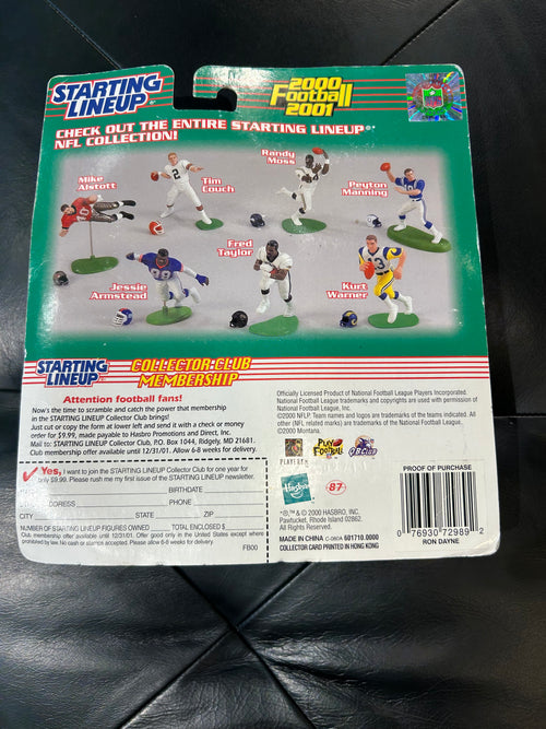 2000 Starting Lineup NFL NY Giants Ron Dayne Figure