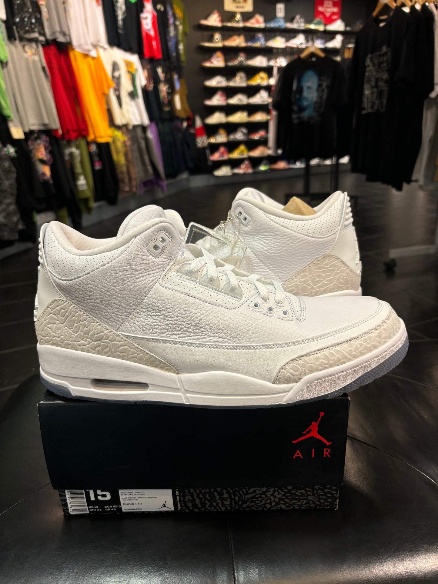 Air Jordan 3 Triple White Size 15 Men’s Shoes $500