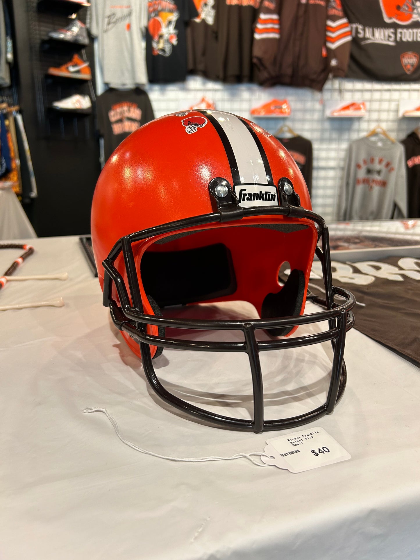 Vintage Cleveland Browns Franklin Small Helmet Size Small