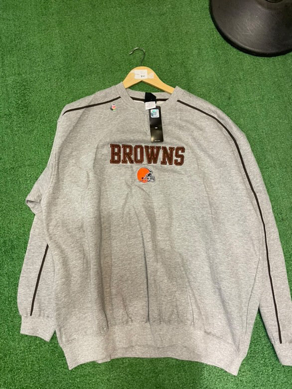 Vintage Cleveland Browns Grey Sweatshirt XXL