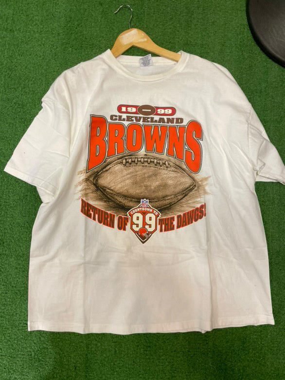 Vintage Cleveland Browns 1999 Starter Tee Size XL