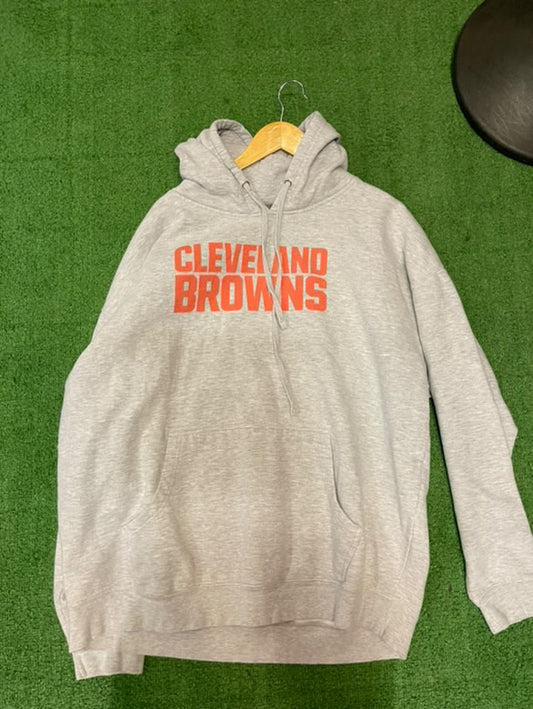 Vintage Cleveland Browns Grey Hoodie size 3XL