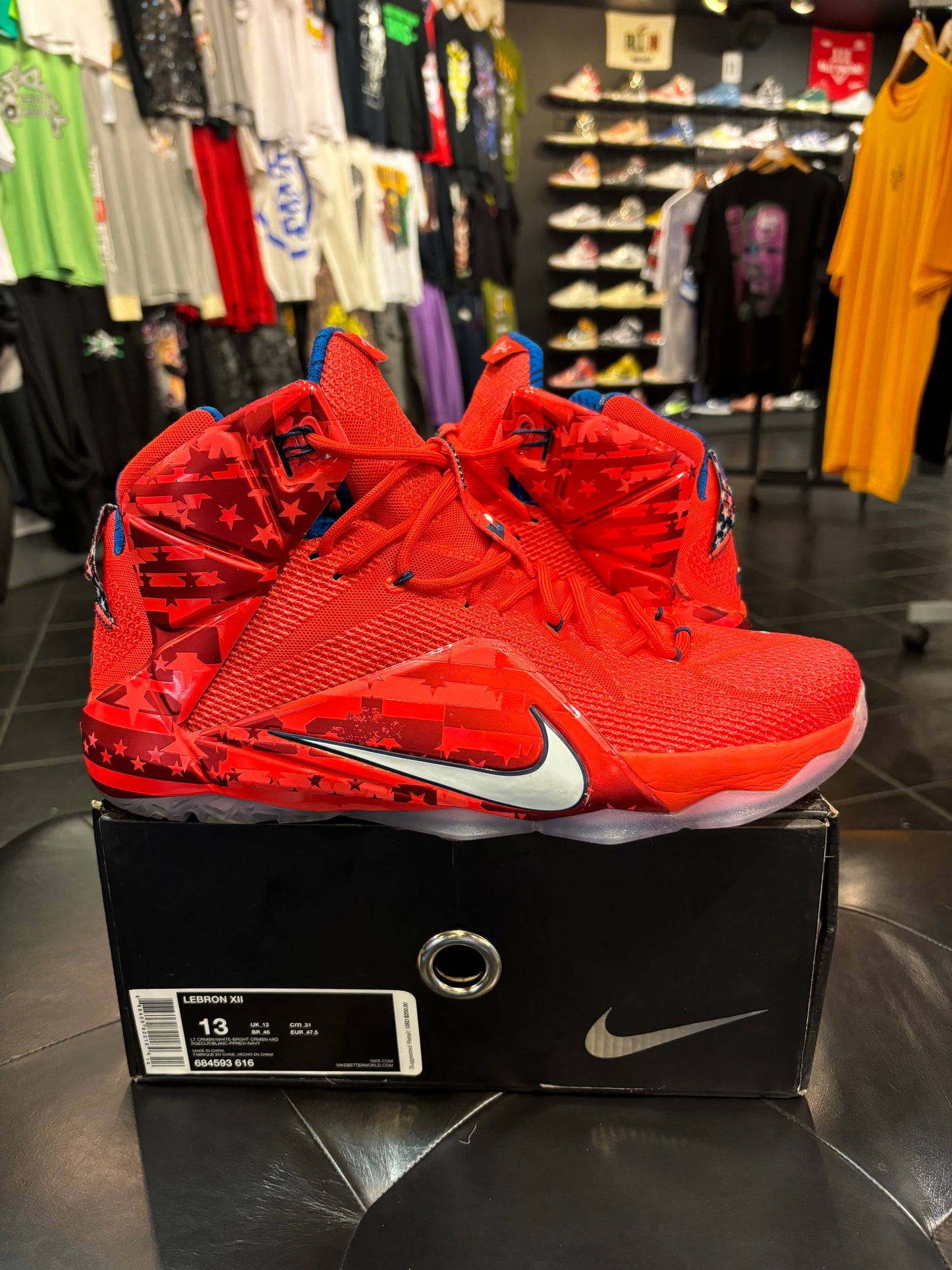 Nike LeBron 12 Independence Size 13 Men’s Shoes $150