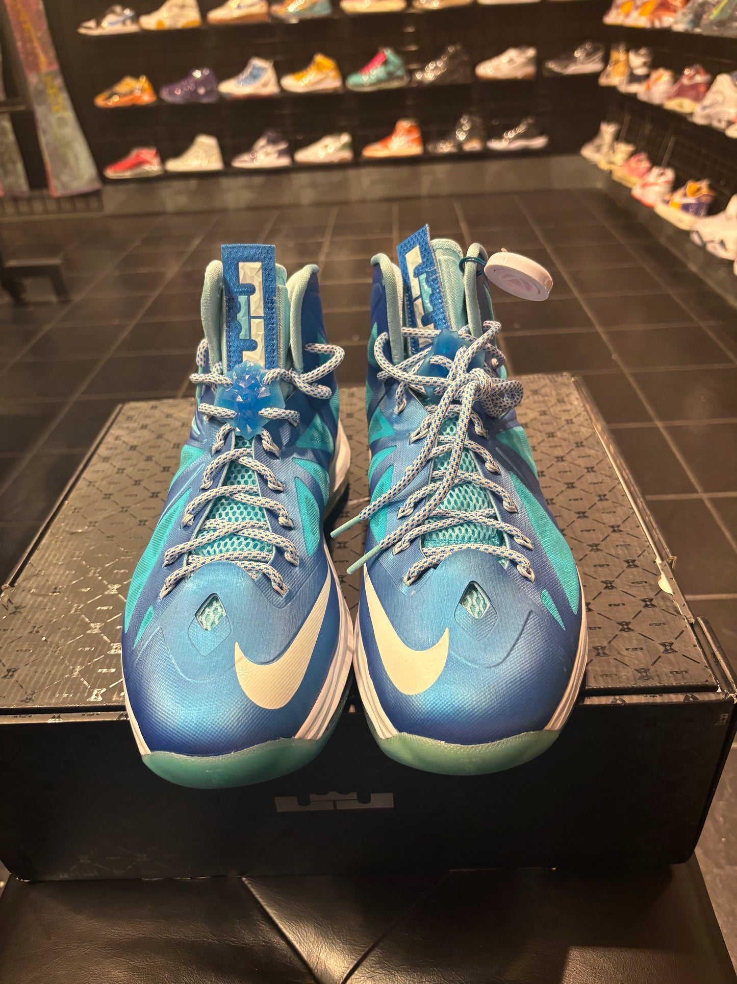 Nike LeBron 10 Blue Diamond Size 11.5 Men’s Shoes $300