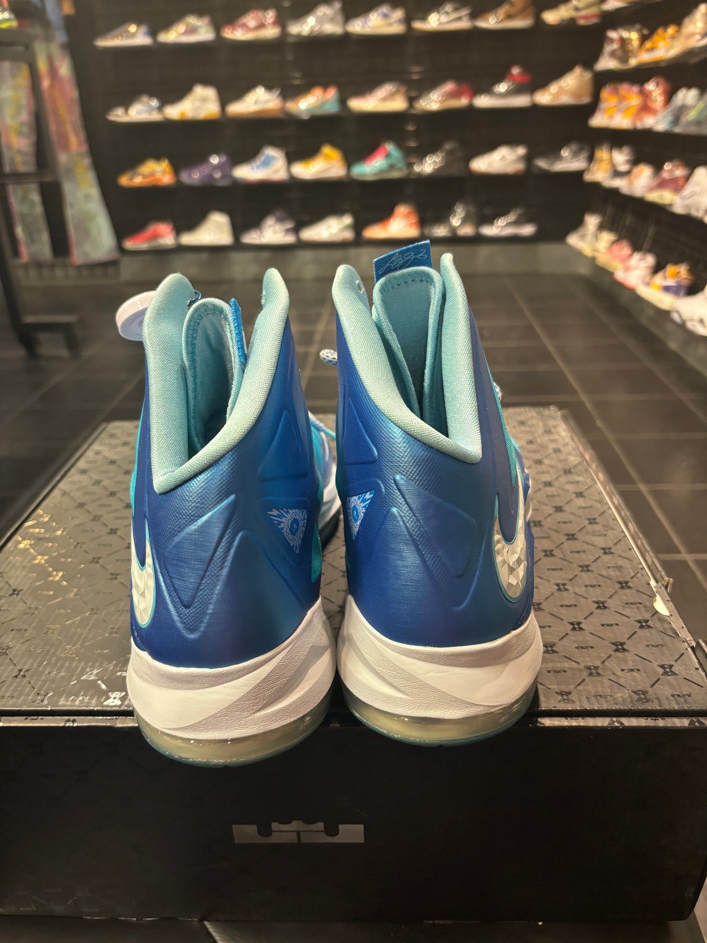 Nike LeBron 10 Blue Diamond Size 11.5 Men’s Shoes $300