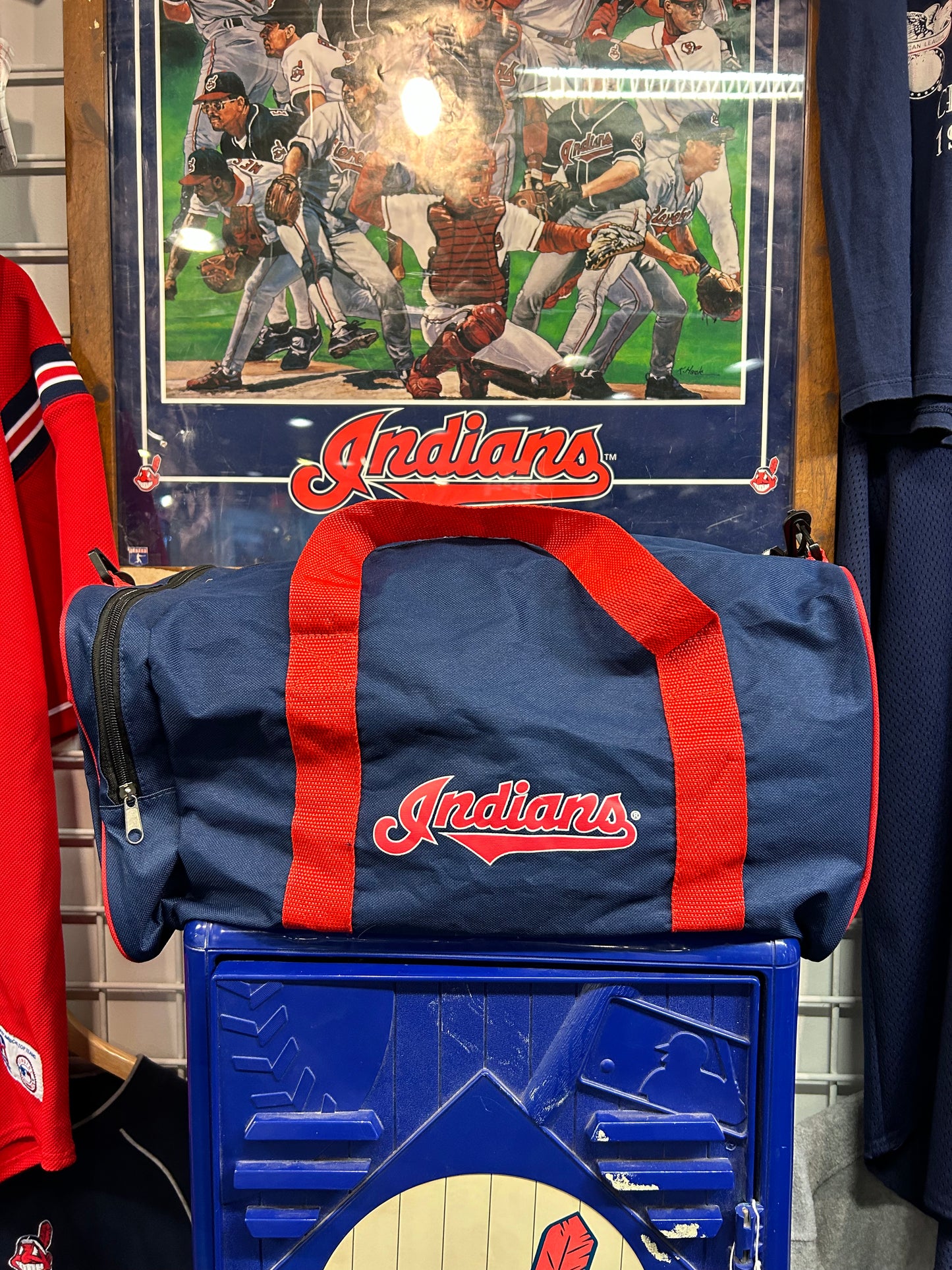 Vintage Cleveland Indians Duffle Bag