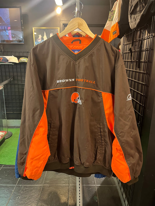 Vintage Cleveland Browns Football Reebok Pullover Size Large