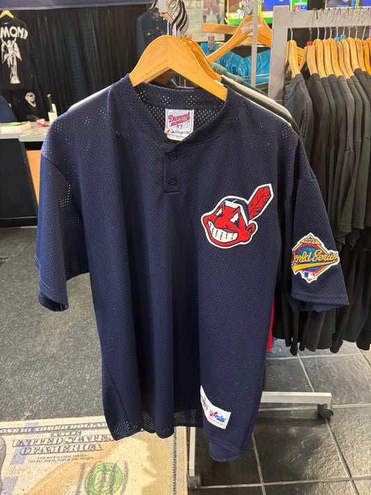 Vintage Cleveland Indians World Series Jersey XL 97 Jersey