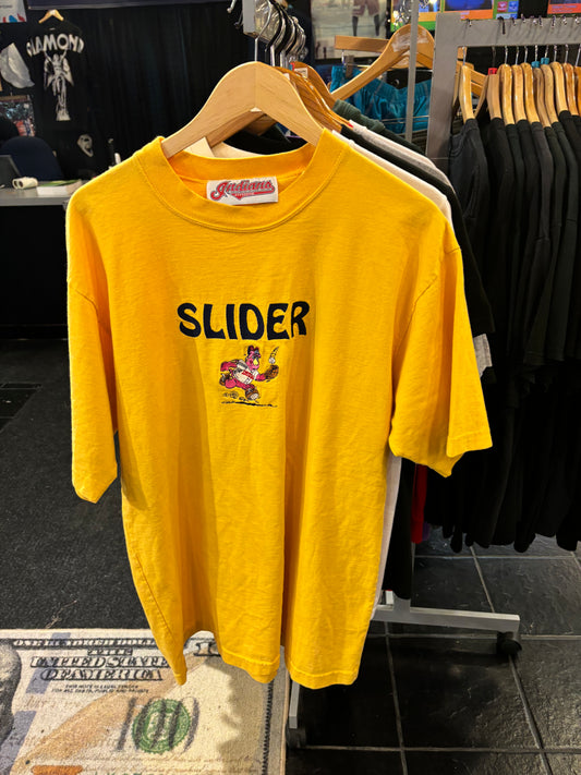 Vintage Cleveland Indians Yellow Slider XL $80