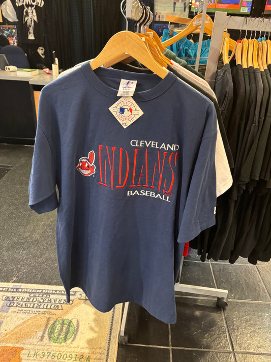 Vintage Cleveland Indians Blue Shirt Large $50