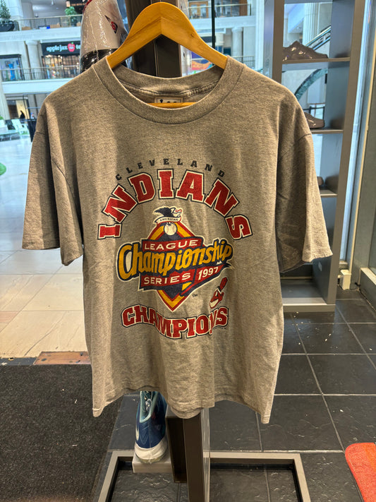 Vintage Cleveland Indians 97 Championship Shirt Large $40