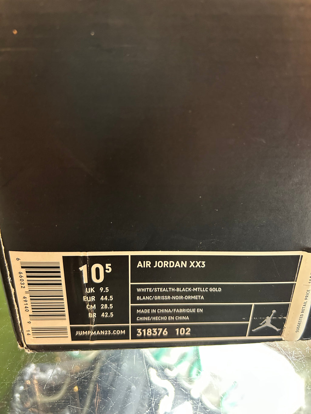 Air Jordan XXIII White Stealth Size 10.5 Men’s shoes