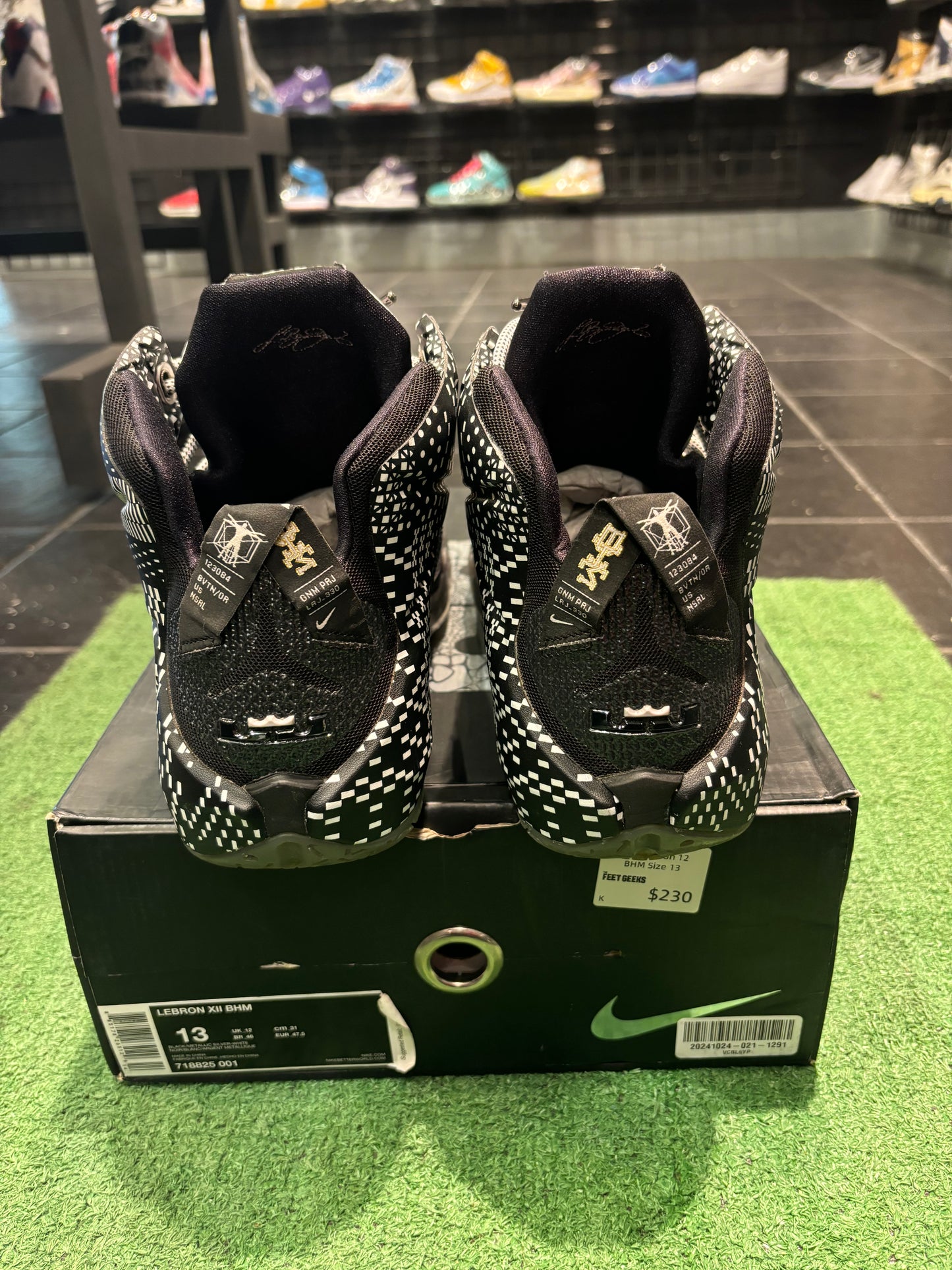 Nike Lebron 12 BHM Size 13 Mens Shoes $230