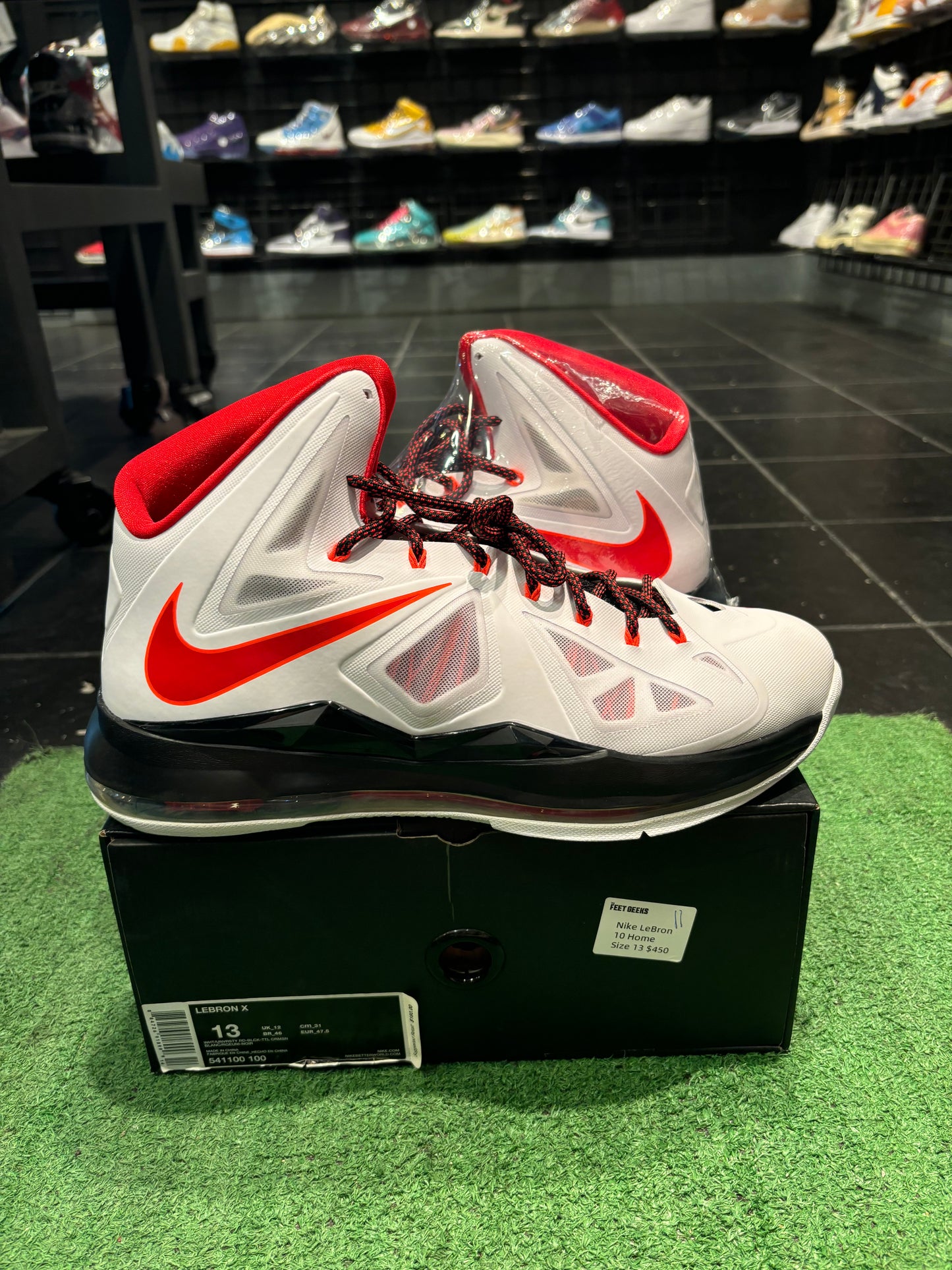 Nike LeBron 10 Home Size 13 Mens Shoes $300