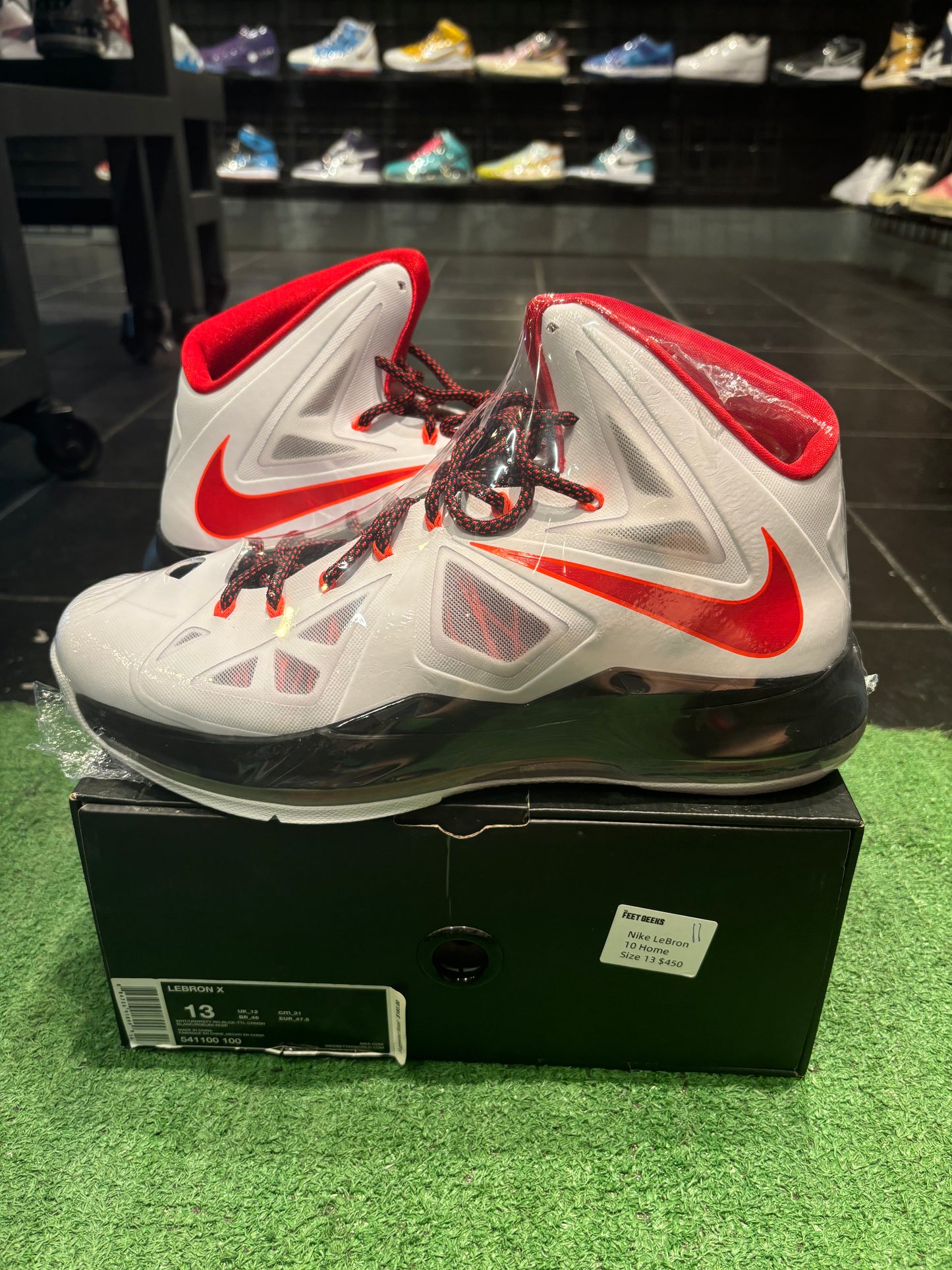 Nike LeBron 10 Home Size 13 Mens Shoes $300