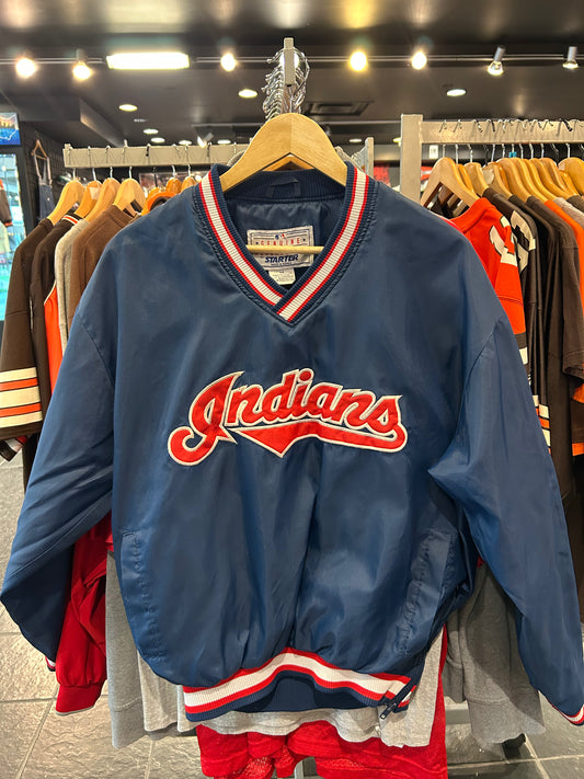 Starter Indians Pullover Size Medium