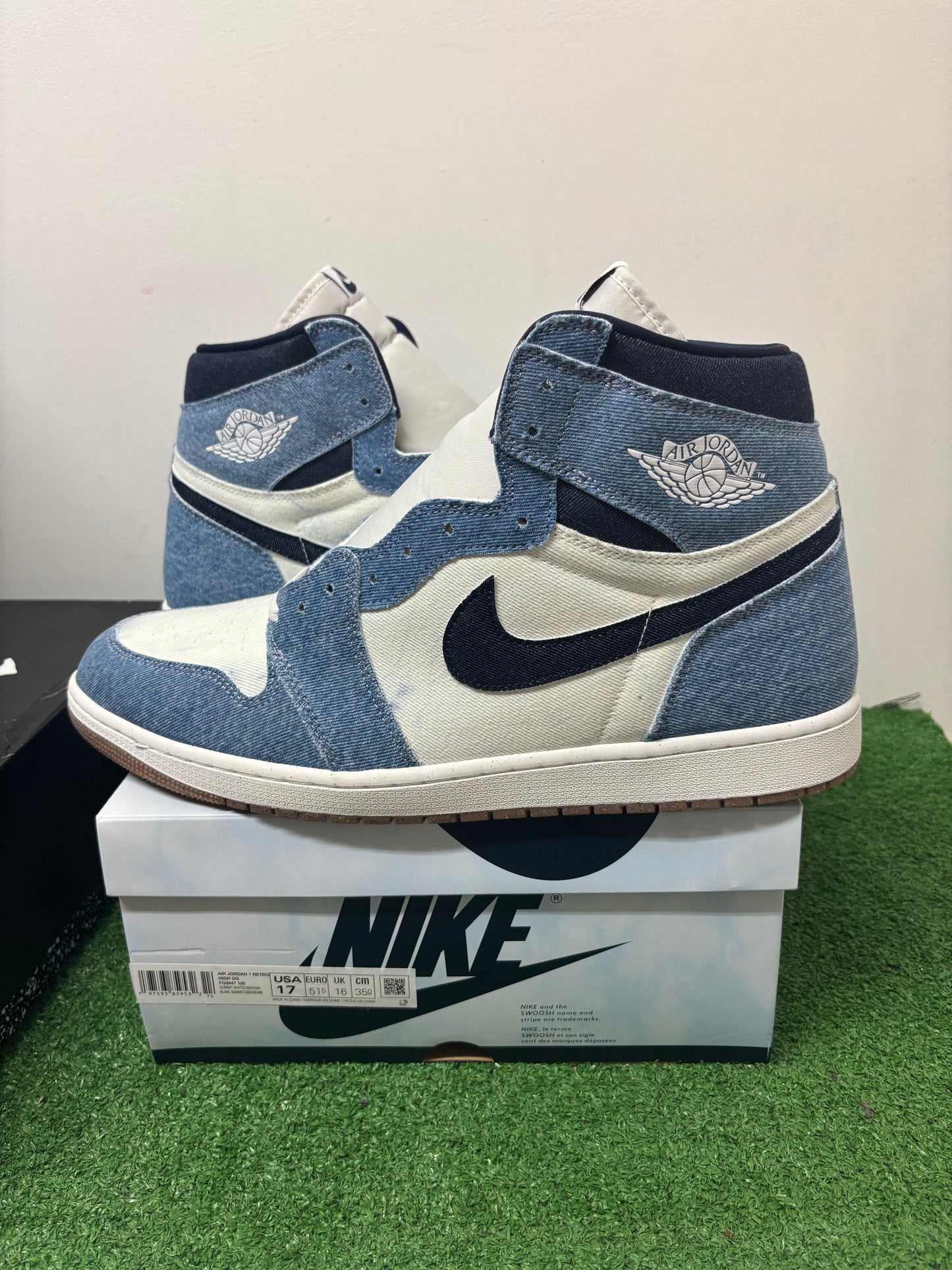 Air Jordan 1 Denim Size 17 $180 Men’s