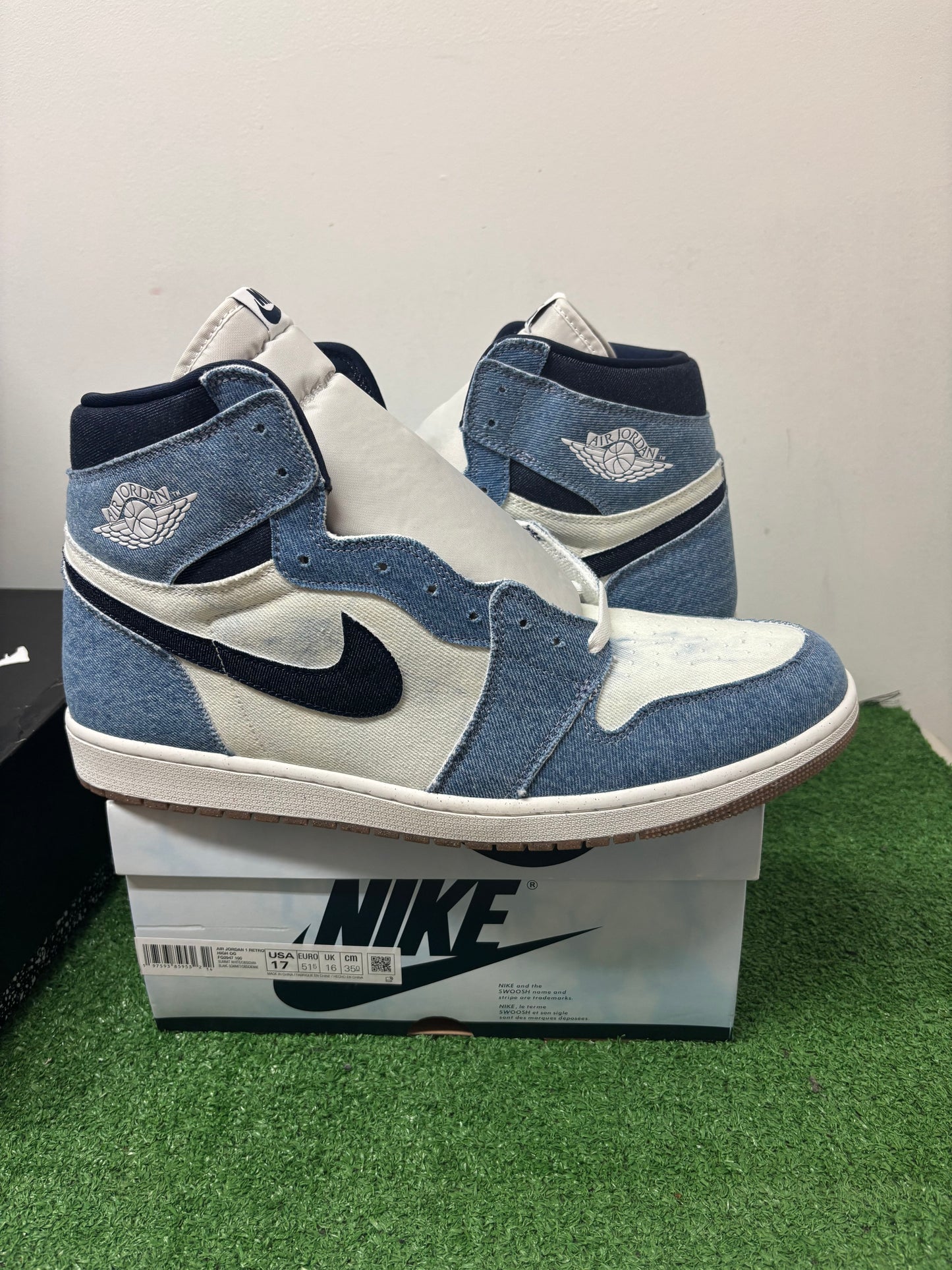 Air Jordan 1 Denim Size 17 $180 Men’s