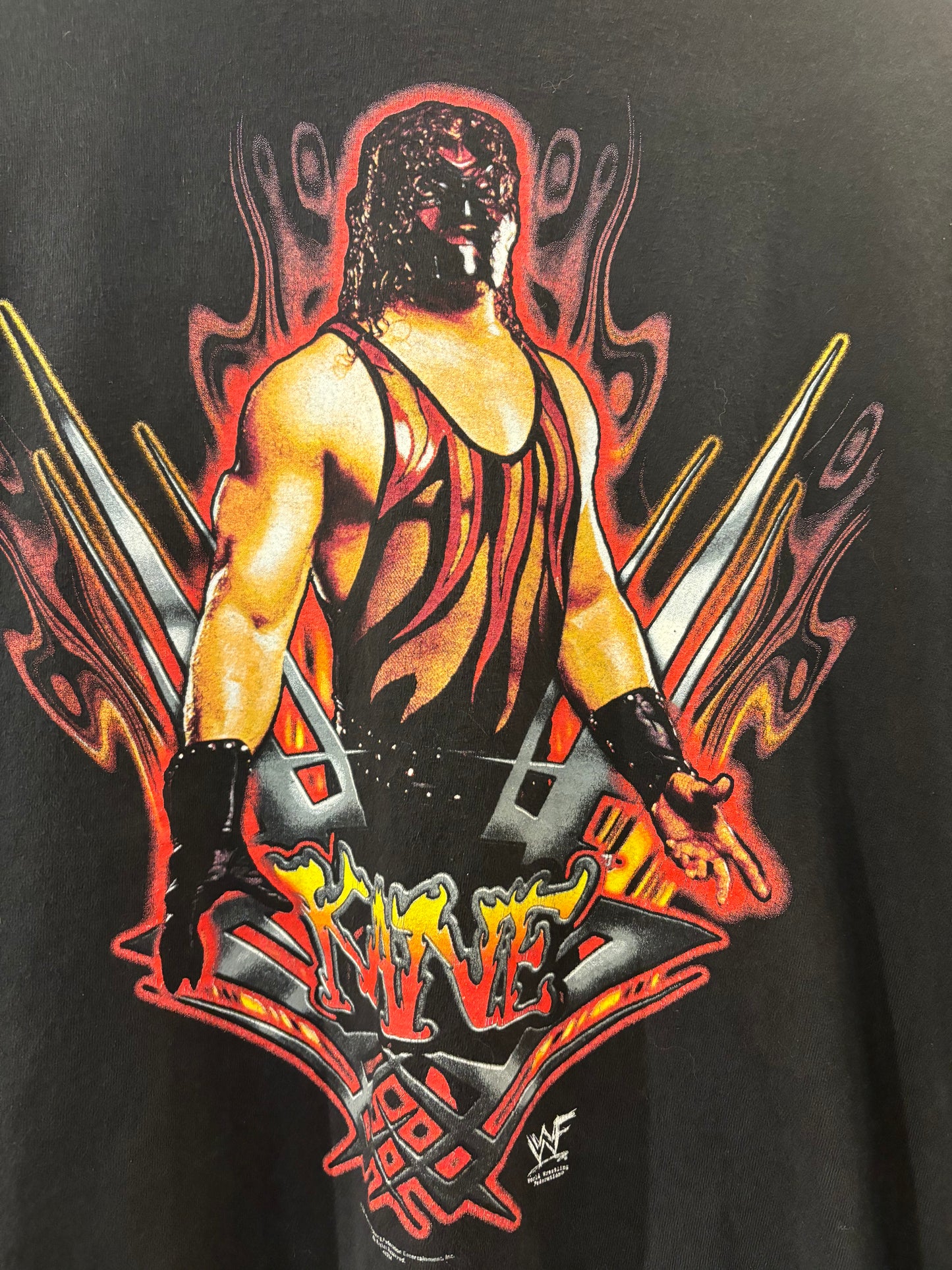 Vintage WWF Kane 2001 Shirt Large $200