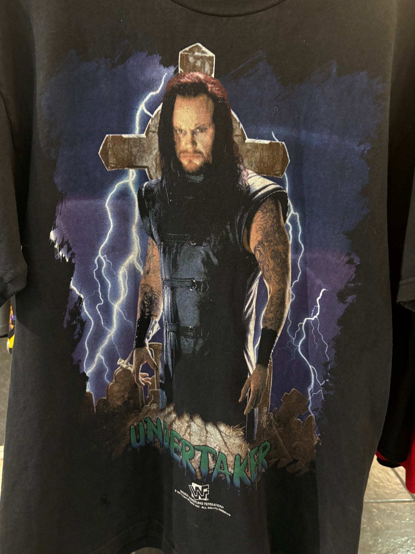 Vintage WWF Undertaker 1997 Shirt Large $170